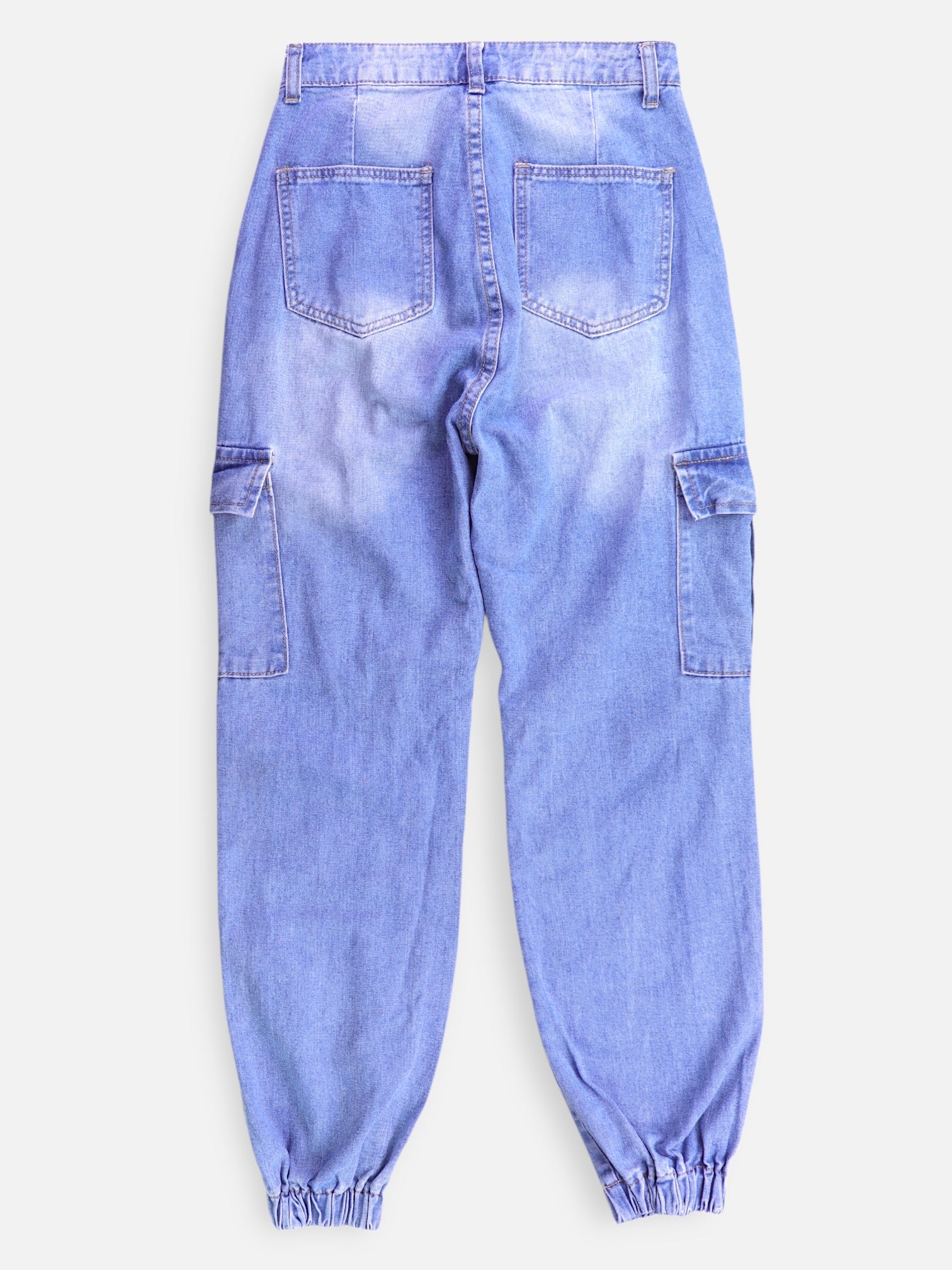 SHEIN Jean Regular Fit Cargo - Mujer - Small