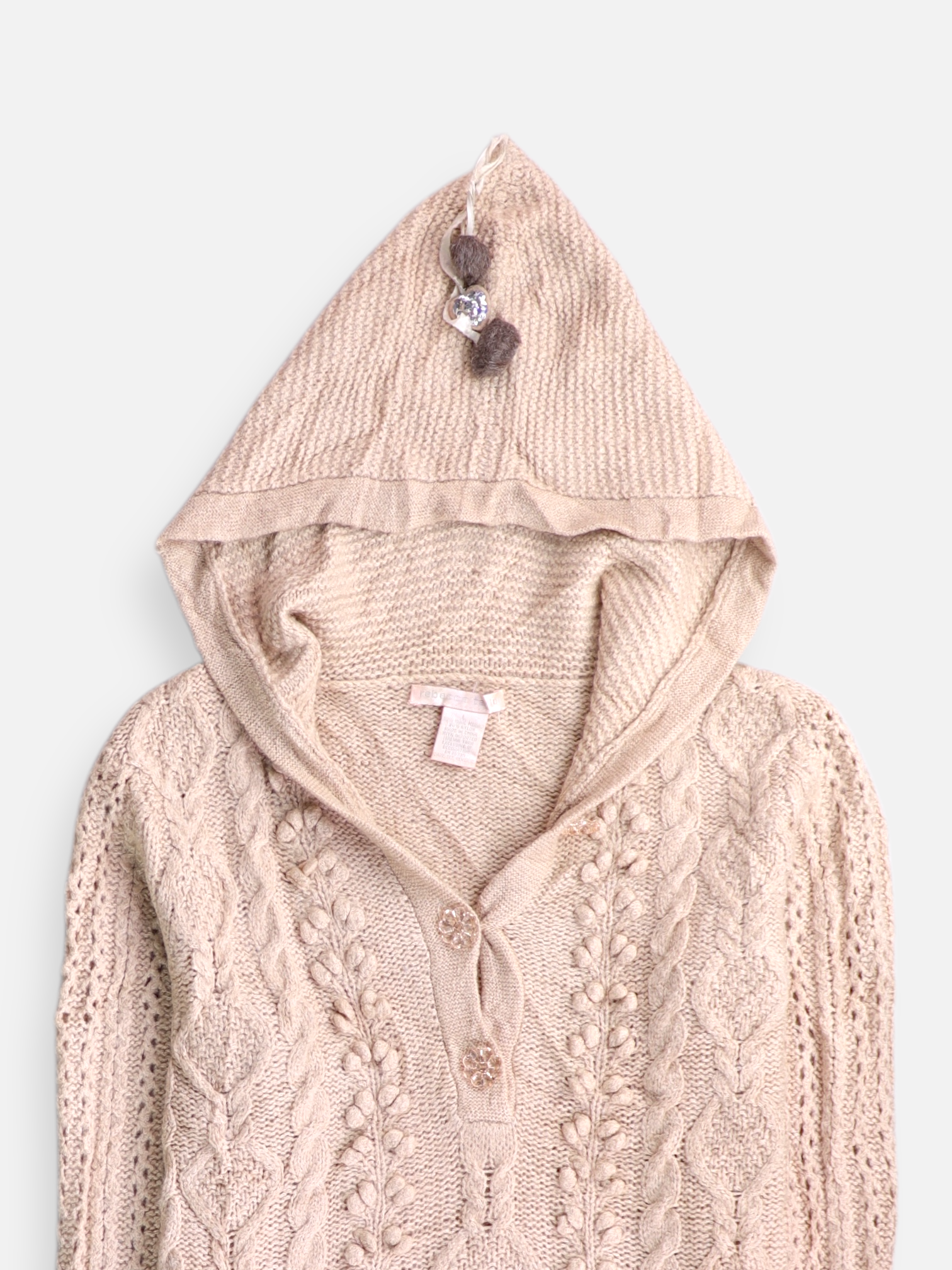 Sudadera Hoodie Knit - Mujer - Large