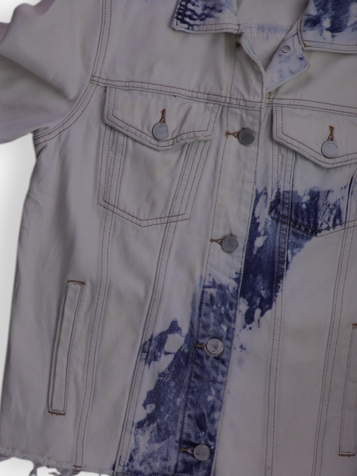 Chaqueta Denim Tie-Dye - Mujer - Small