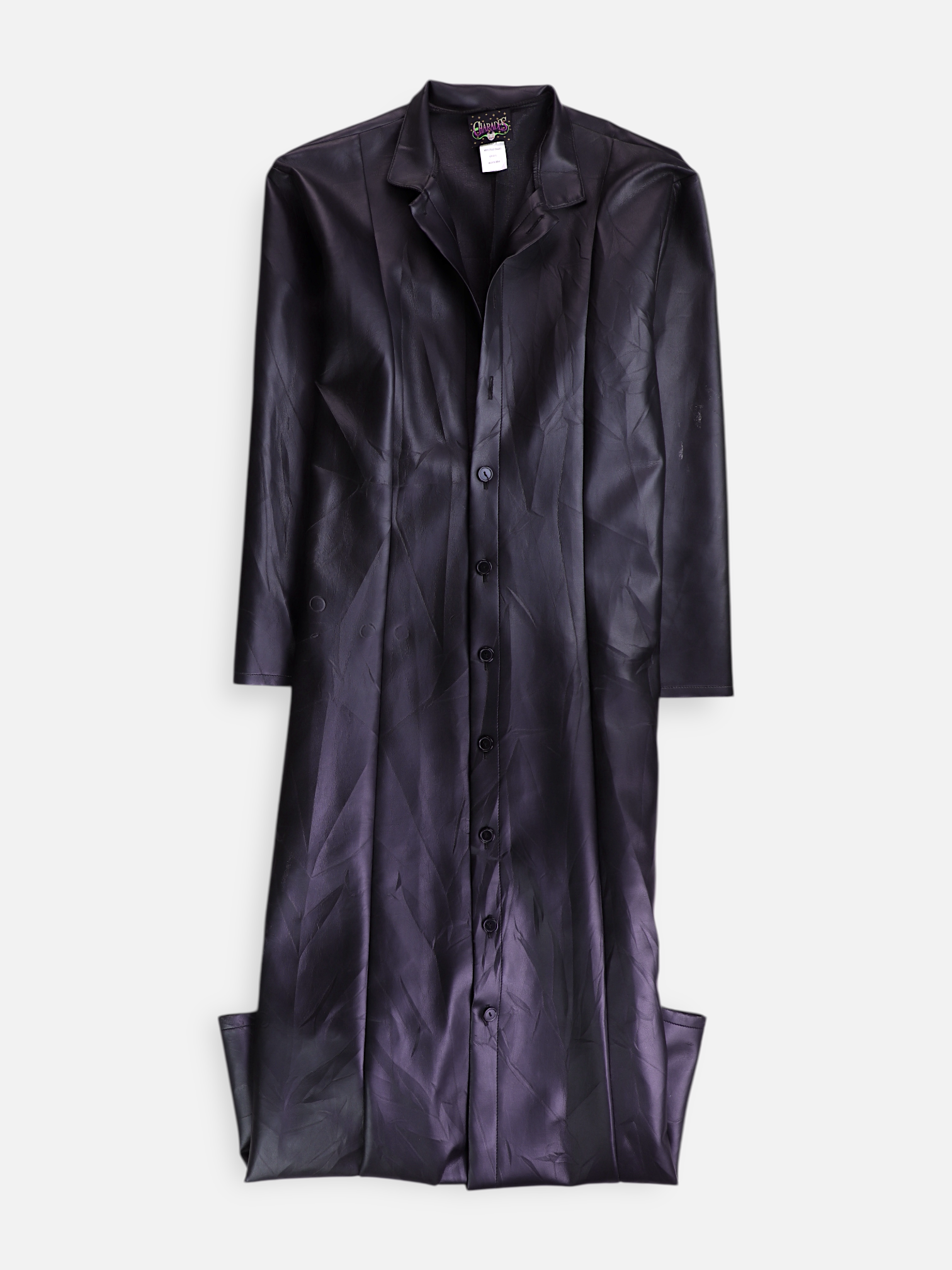 Abrigo Single breasted trench Cuero - Mujer - Large