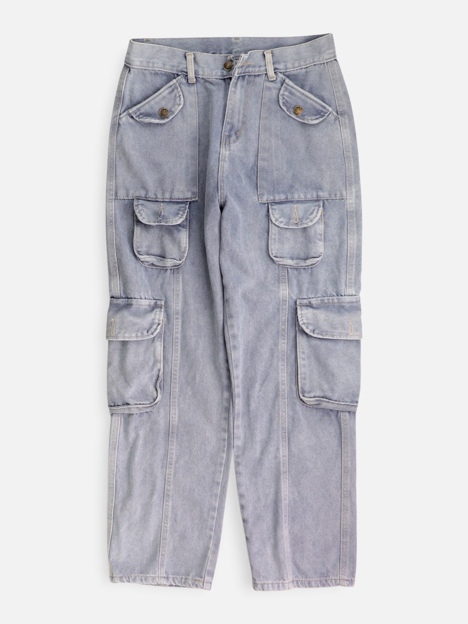 Jean Regular Fit Cargo - Mujer - XL