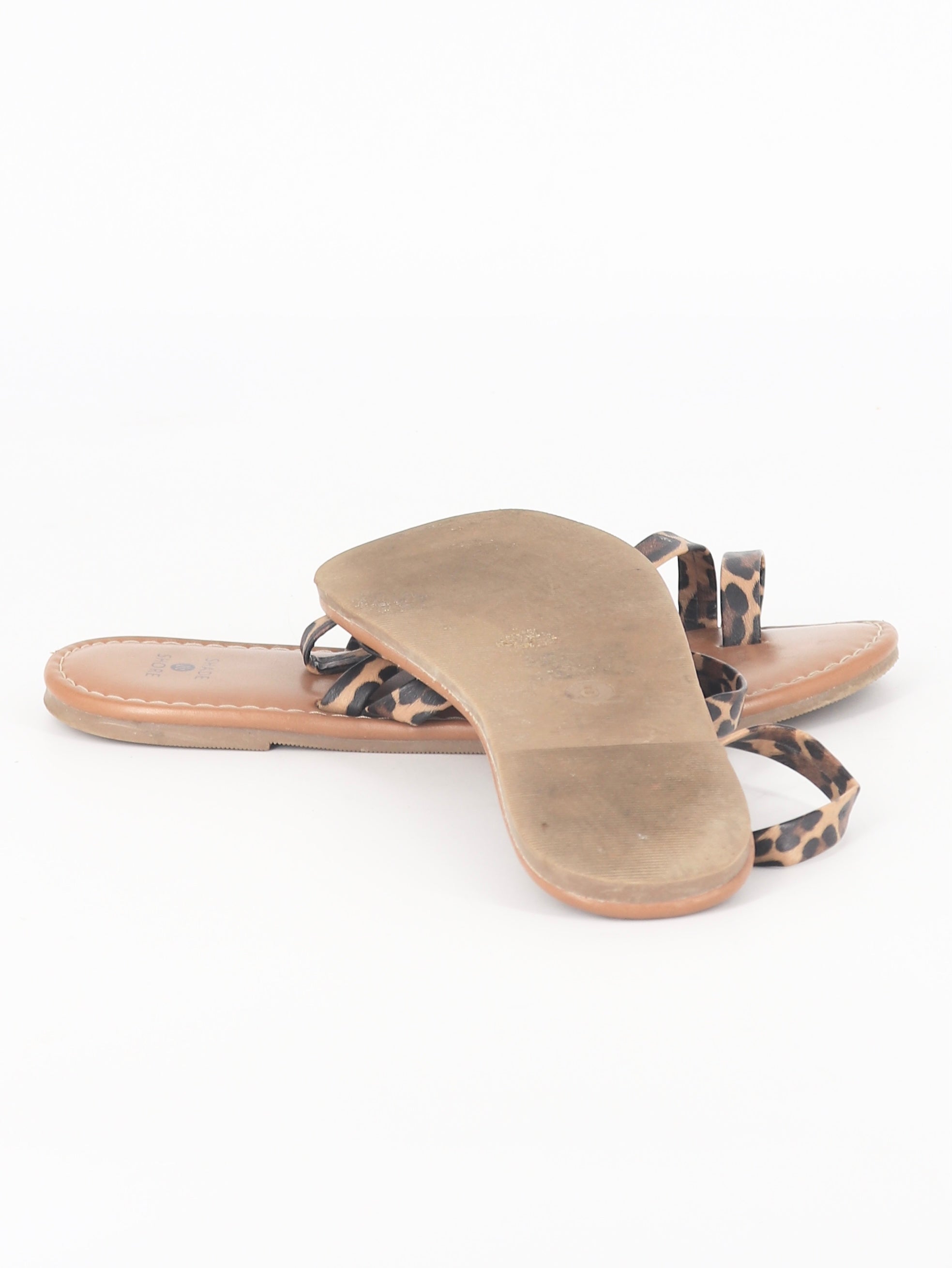 Sandalias Casual Cuero - Mujer - 8