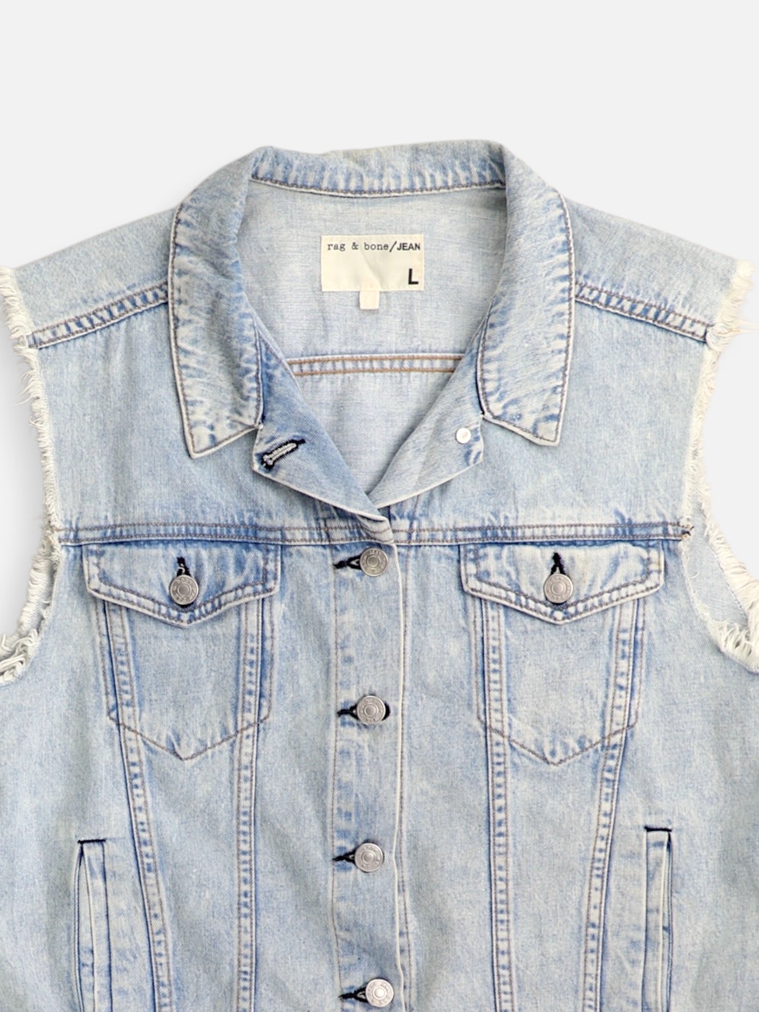 Chaleco Denim - Hombre - Large