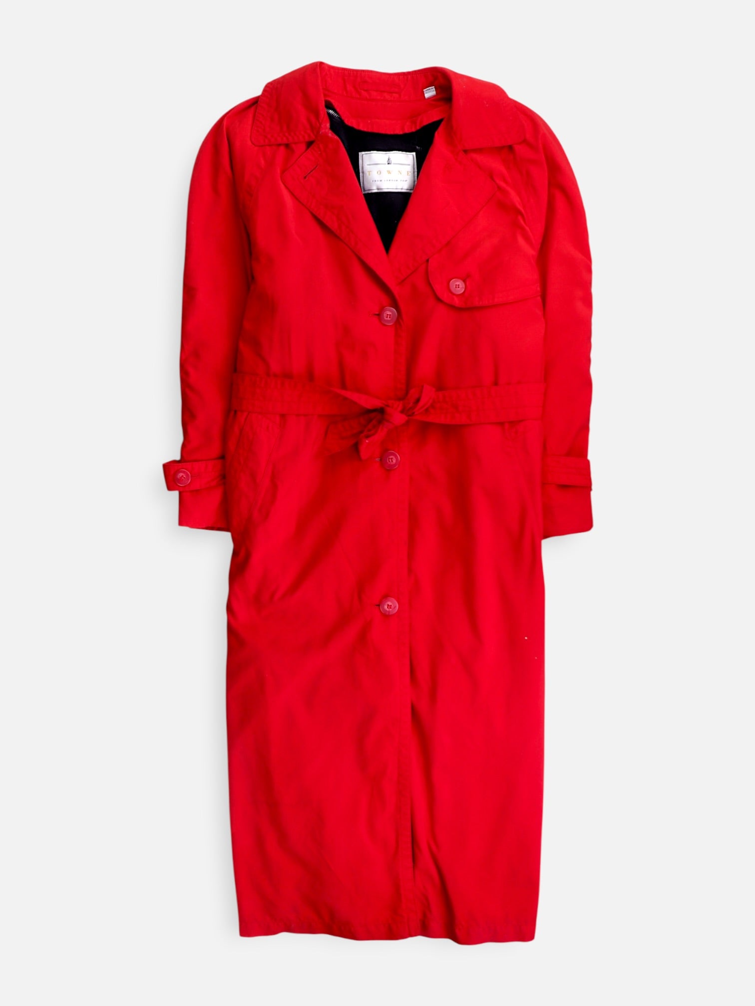 LONDON FOG Abrigo Trench Coat Casual - Mujer - 8R