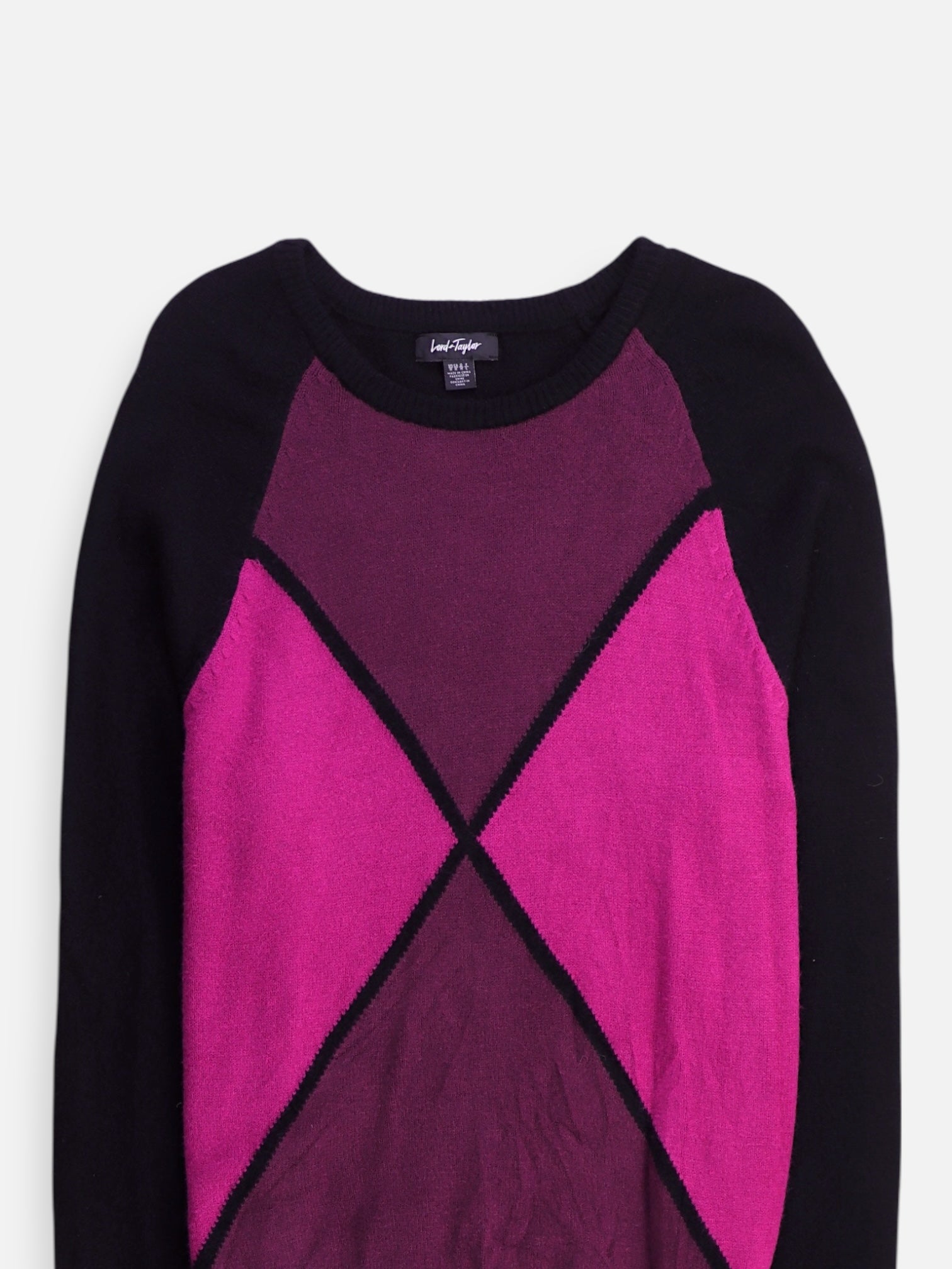 Sueter Knit Color Block - Mujer - Medium