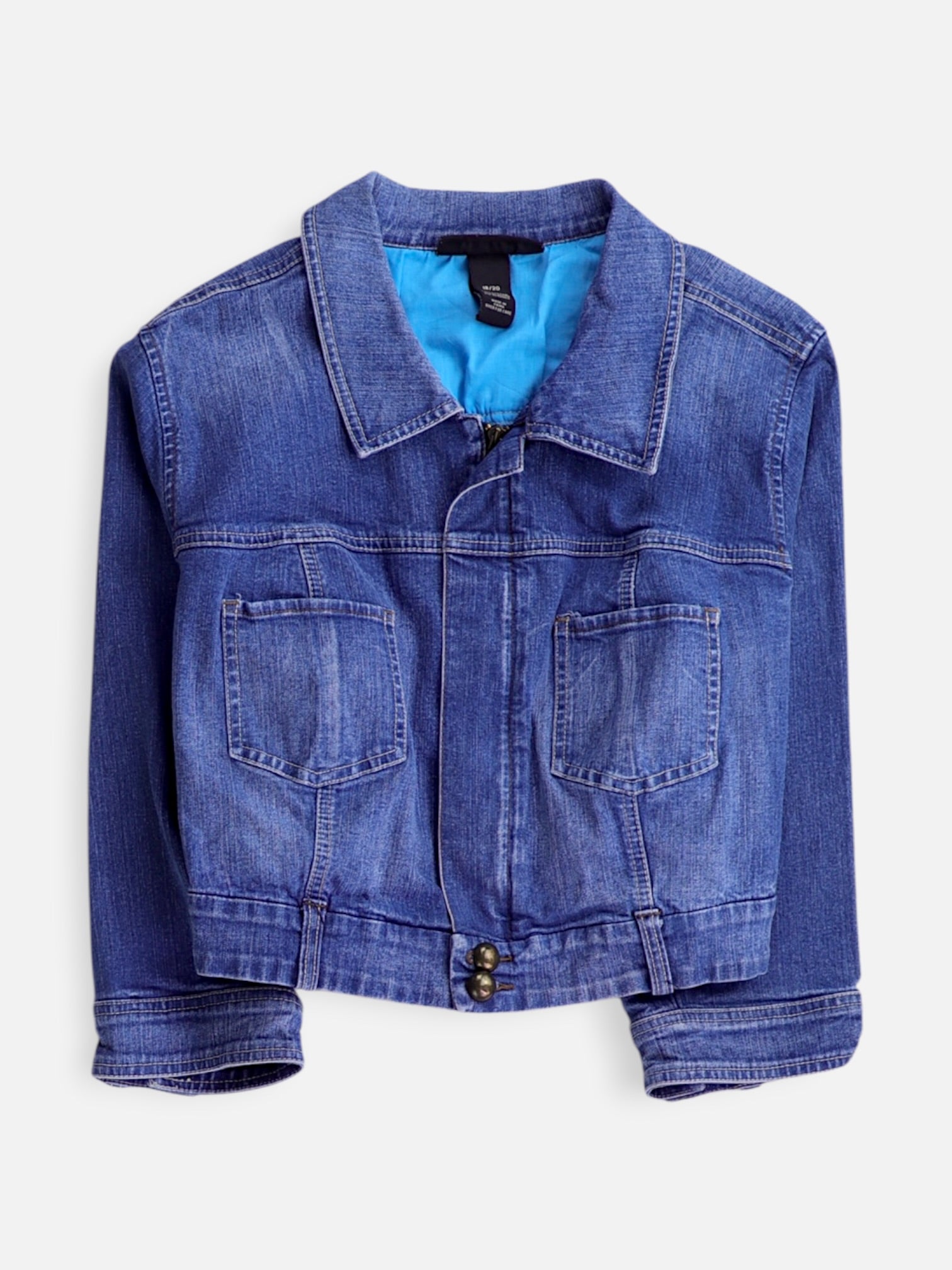 Chaqueta Denim Crop Top - Mujer - 18/20