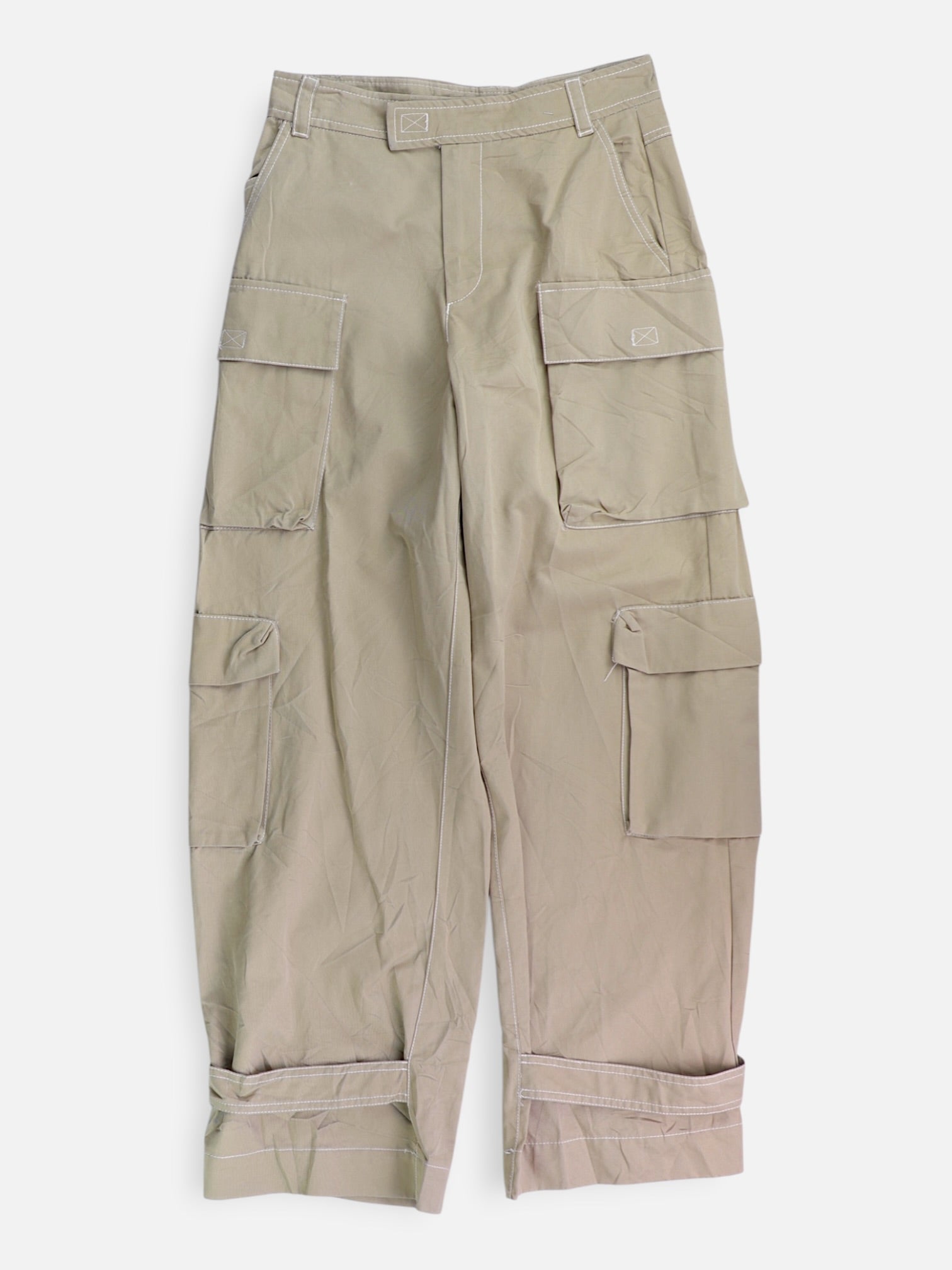 ZARA Pantalon Regular Fit Cargo - Mujer - XS