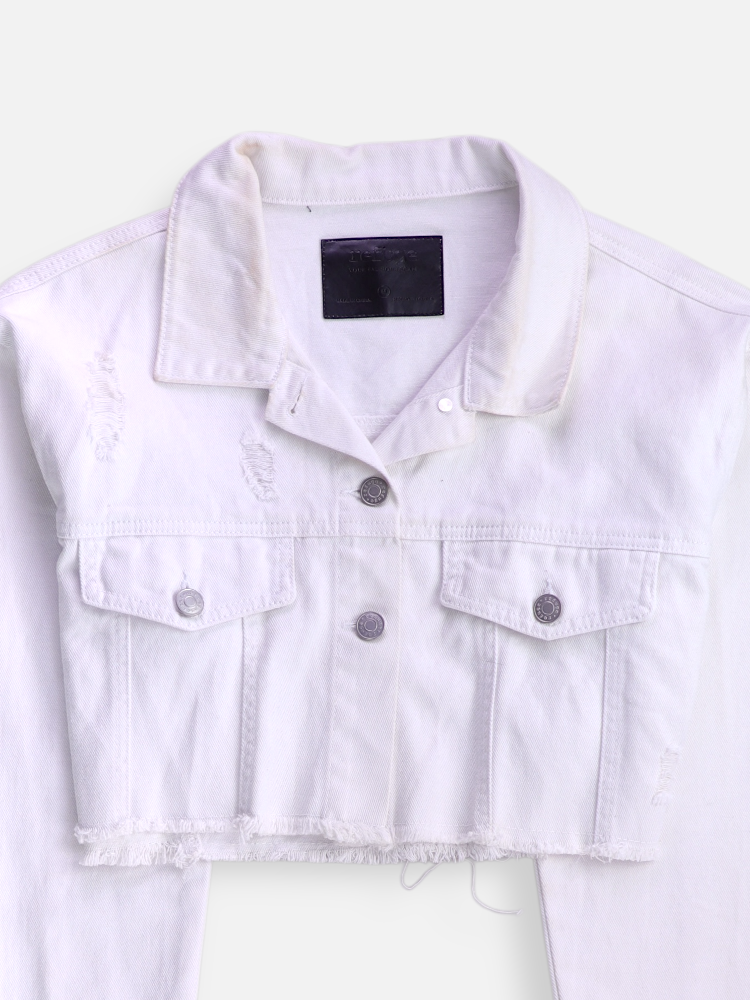 Chaqueta Denim  Crop Top - Mujer - Medium