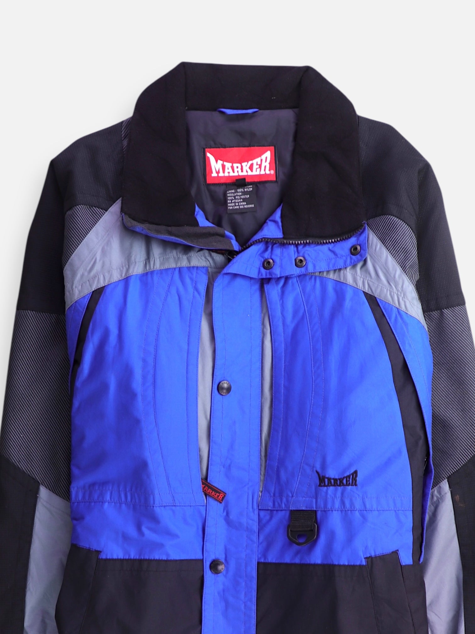 Chaqueta Impermeable Color Block - Hombre - Medium