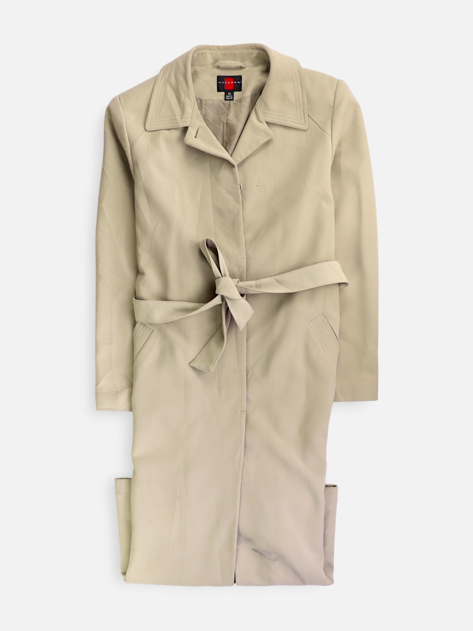 GALLERY Abrigo Trench Coat Casual - Mujer - 12