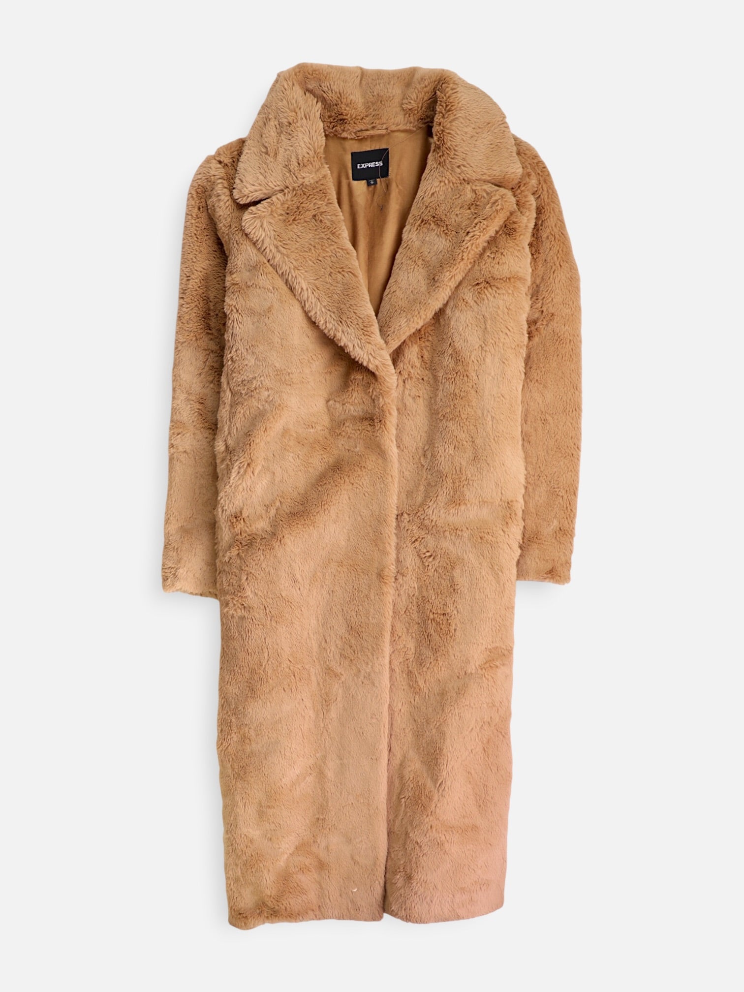 EXPRESS Abrigo Casual Teddy - Mujer - Medium