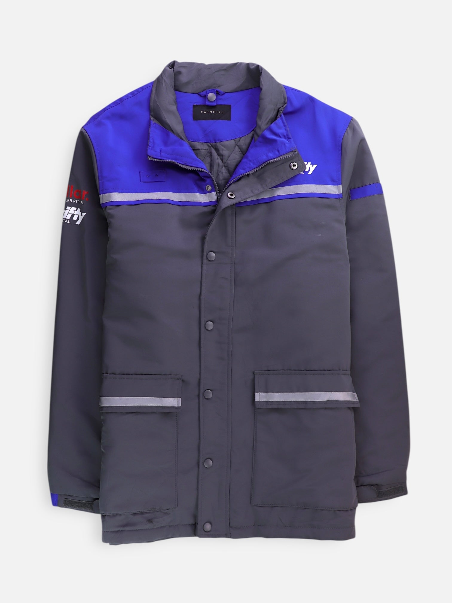 Chaqueta Impermeable Color Block - Hombre - Large