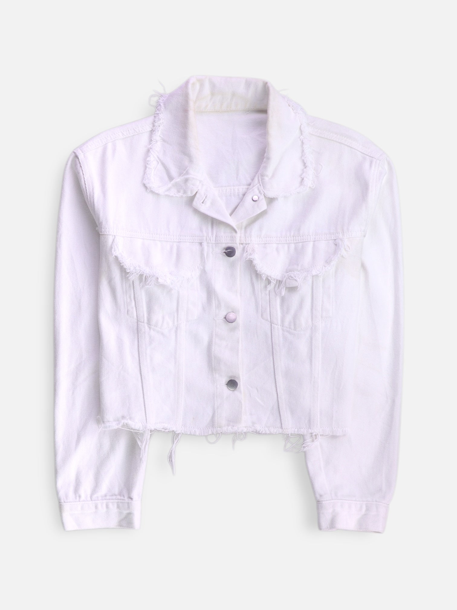 SHEIN Chaqueta Denim  Crop Top - Mujer - Small