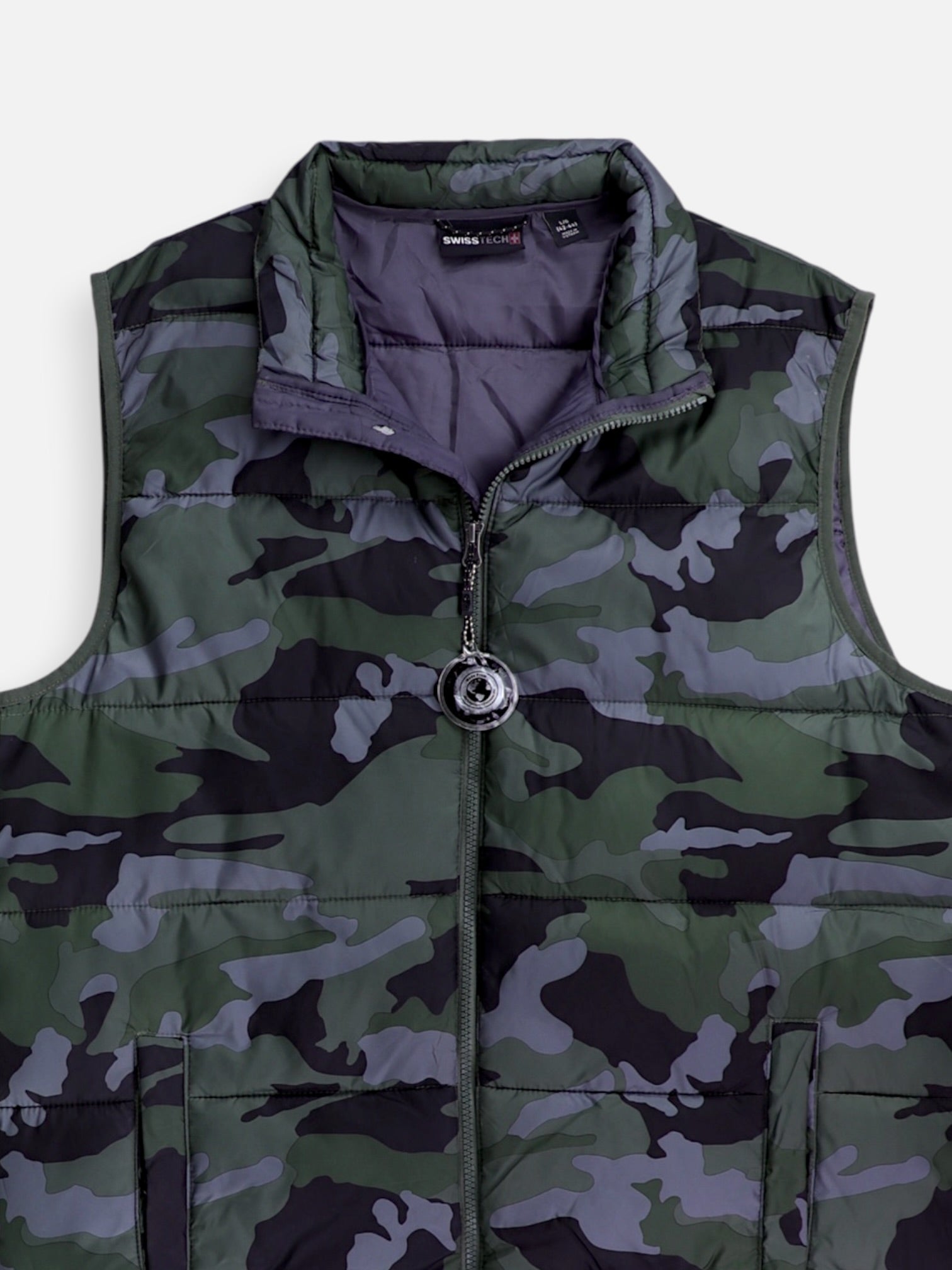 SwissTech Chaleco Puffer - Hombre - Large