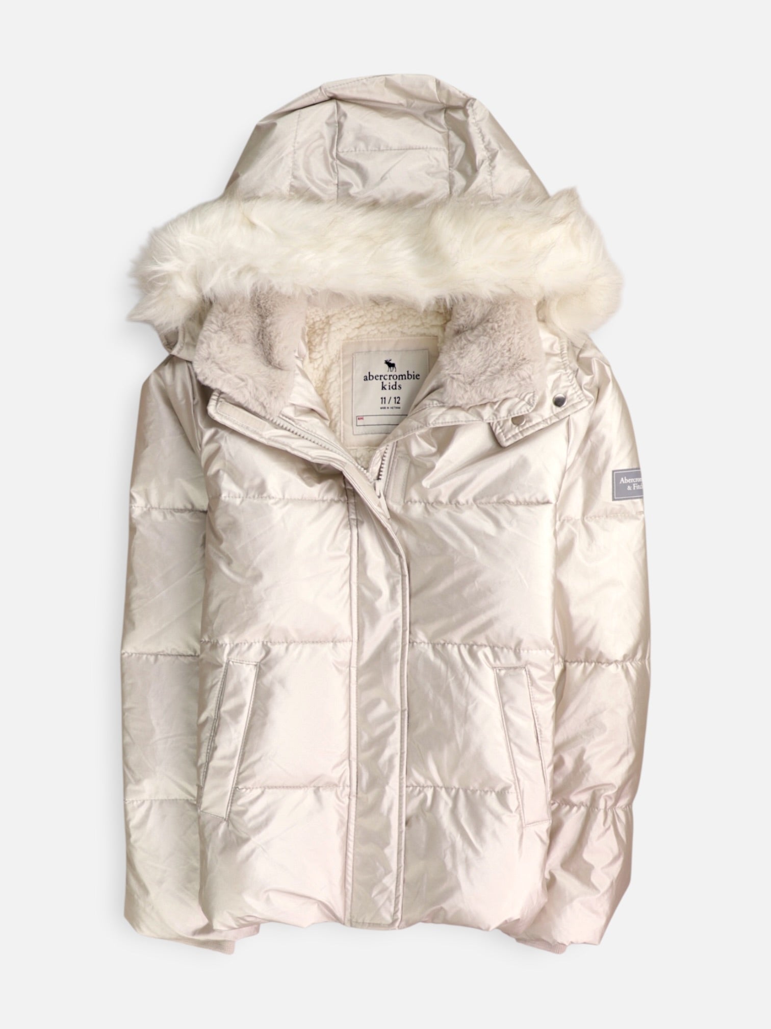 Abercrombie & Fitch Chaqueta Puffer Impermeable - Niña - N/A - 10-12Y (Años)