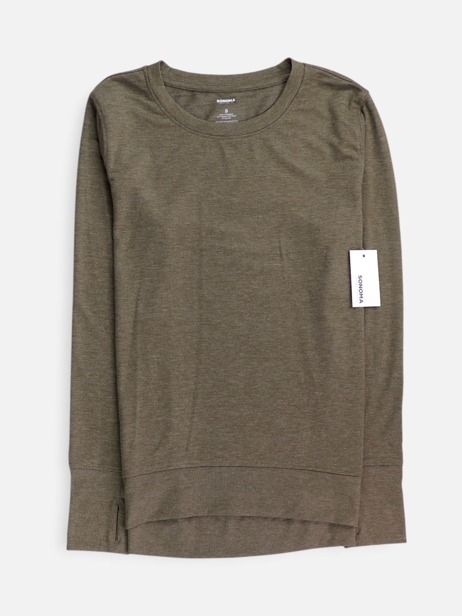 SONOMA Sudadera Sweatshirt Basic - Mujer - Small
