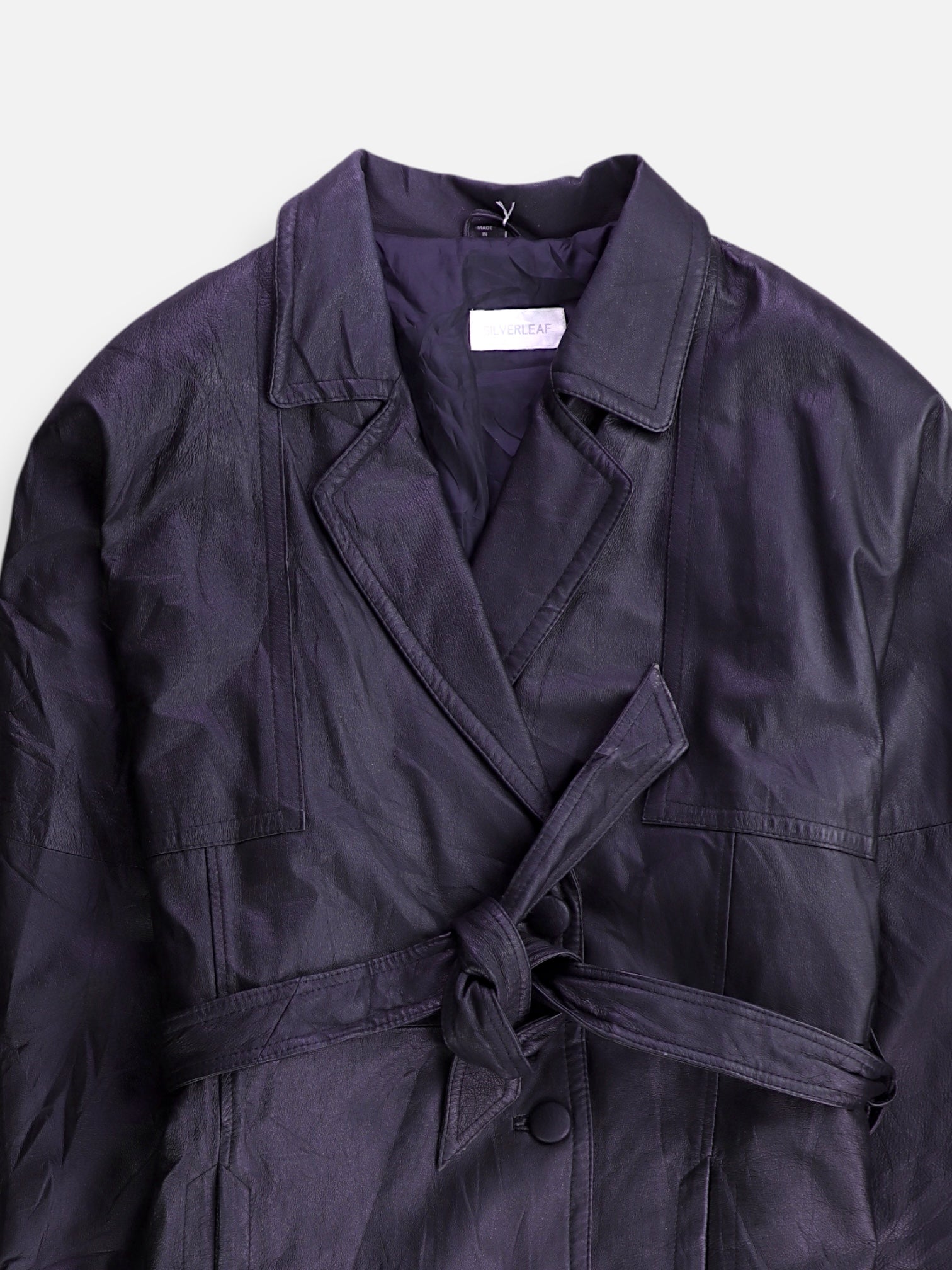 Chaqueta Cuero Largo - Mujer - Large