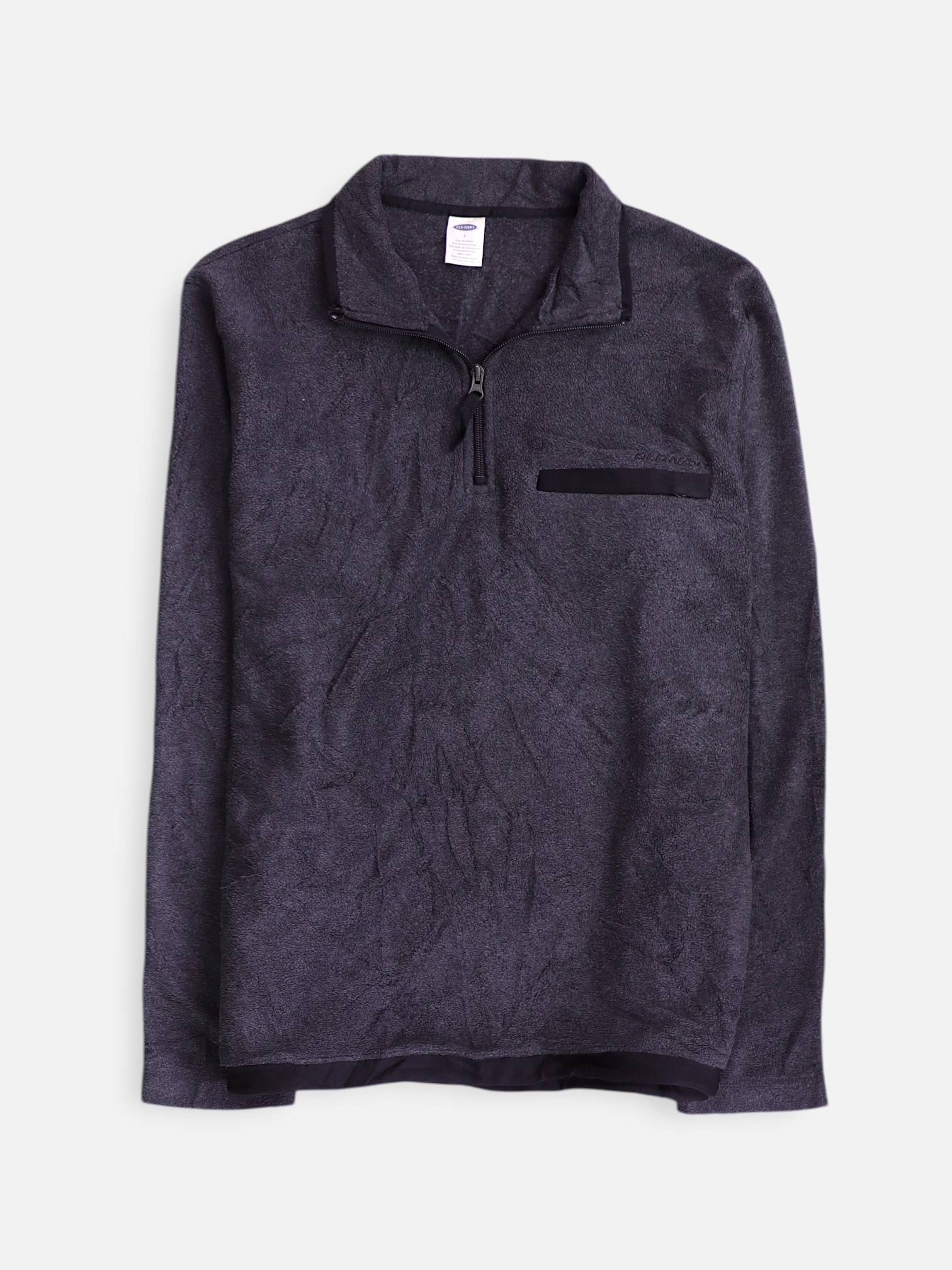 Old Navy Sueter Fleece Casual - Hombre - Large