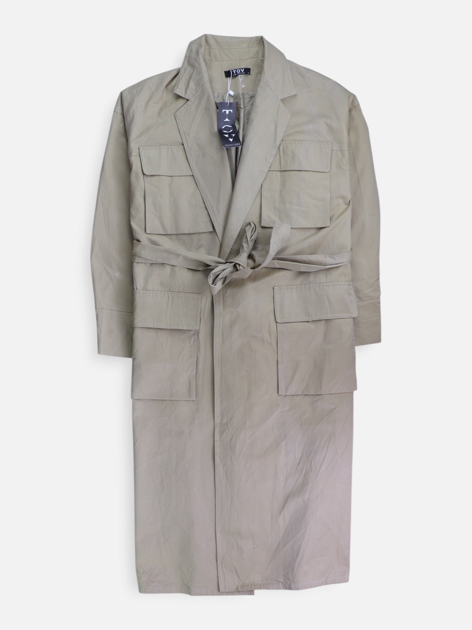 Abrigo Trench Coat Casual - Mujer - 40'