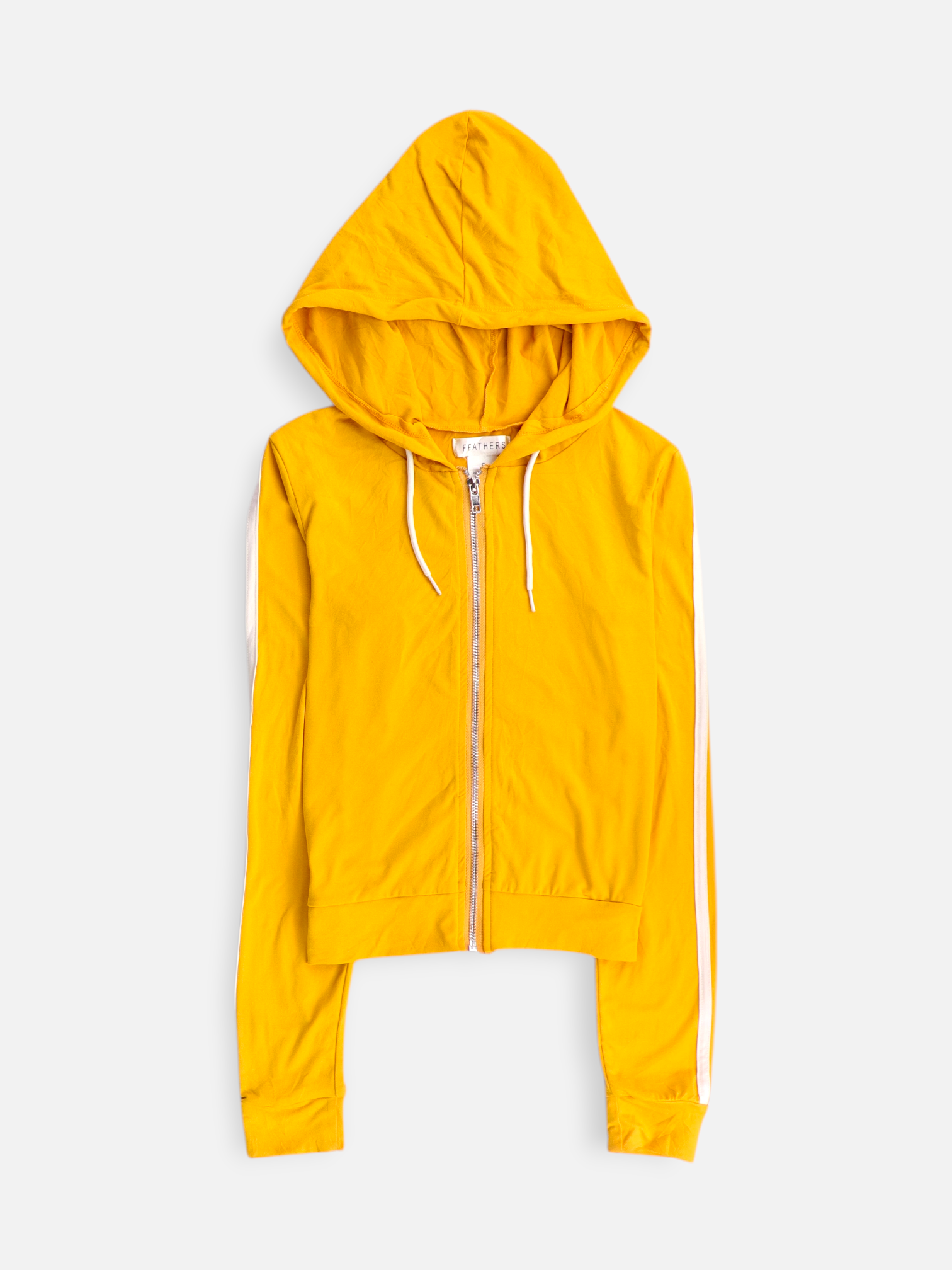 Sudadera Hoodie Crop Top - Mujer - Small