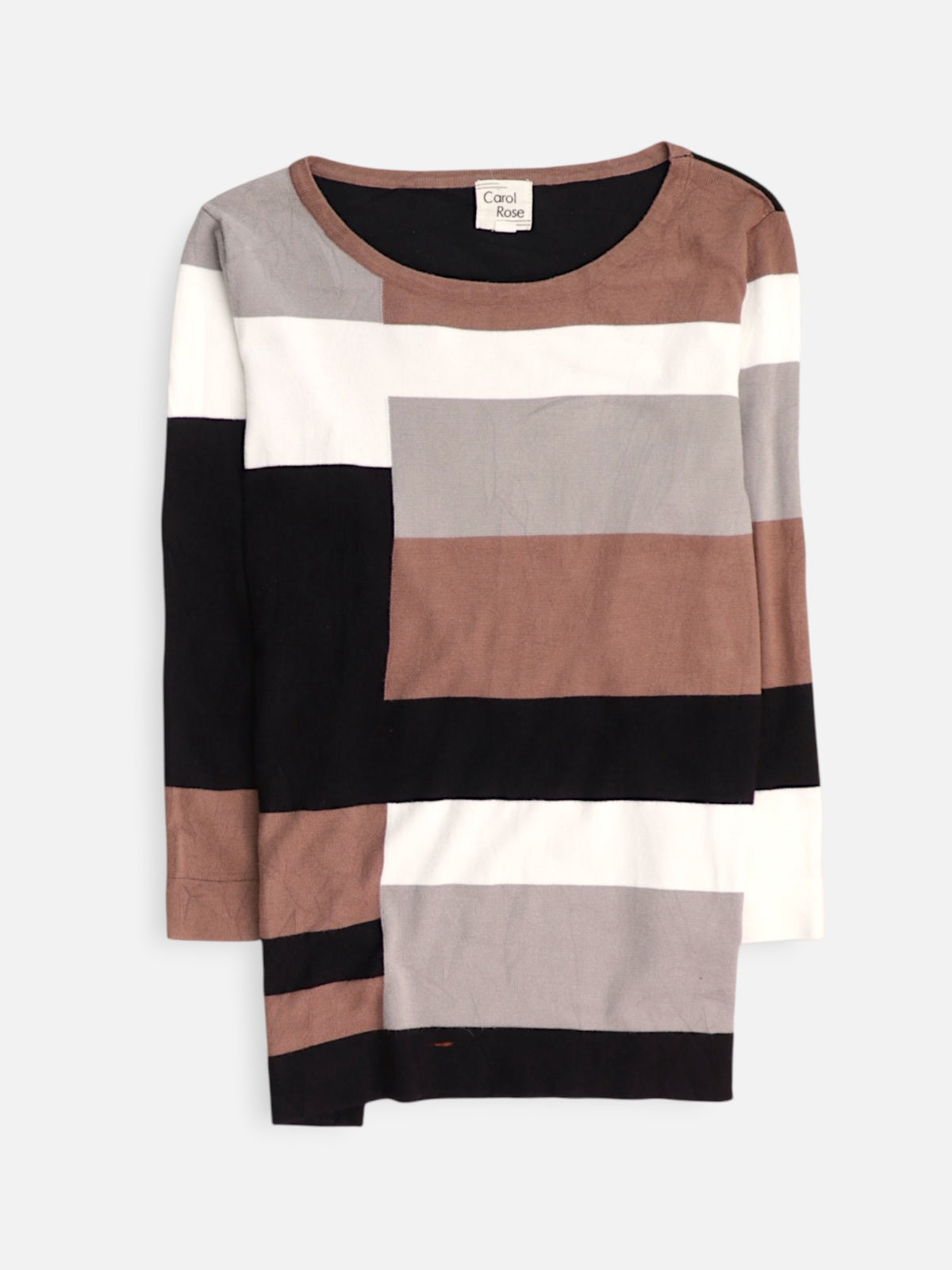 Sueter Knit Color Block - Mujer - Medium