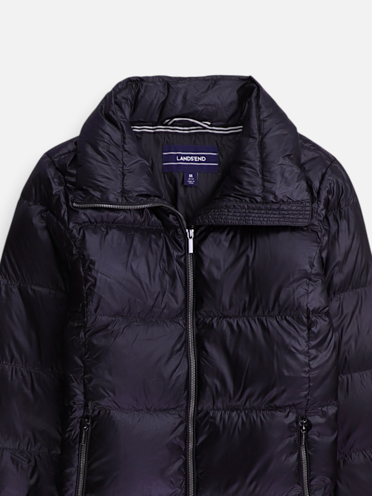 LANDS END Abrigo Impermeable Puffer - Mujer - Medium