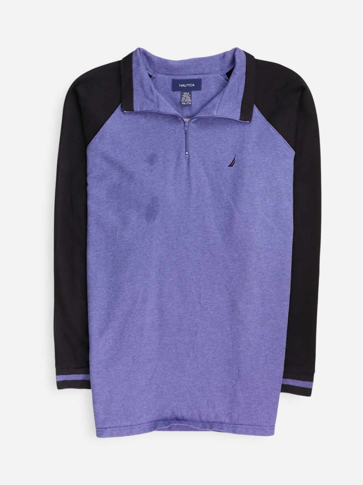 Nautica Sudadera Fleece Color Block - Hombre - 2XL