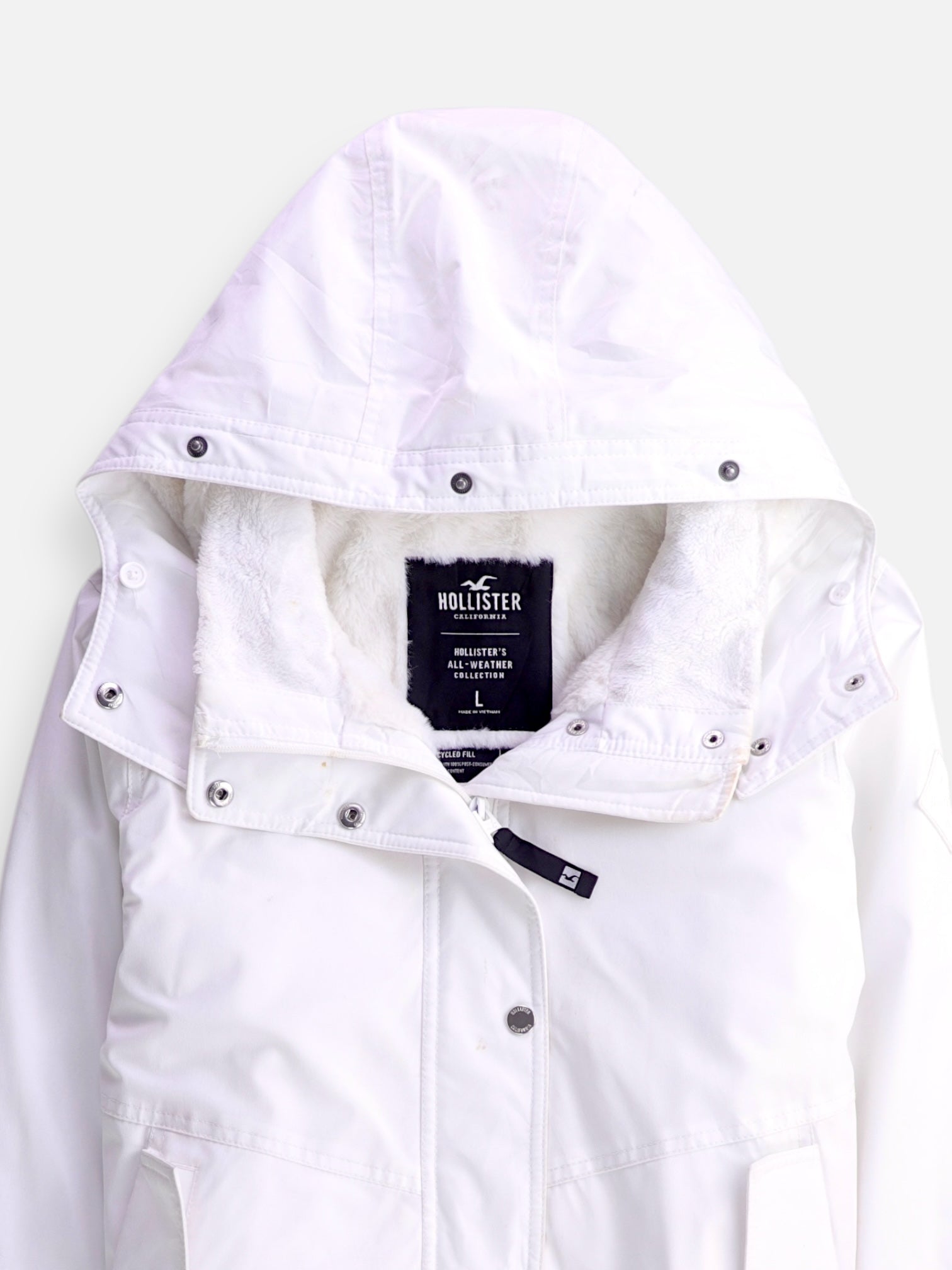 Hollister Chaqueta Impermeable Hardshell - Mujer - Large