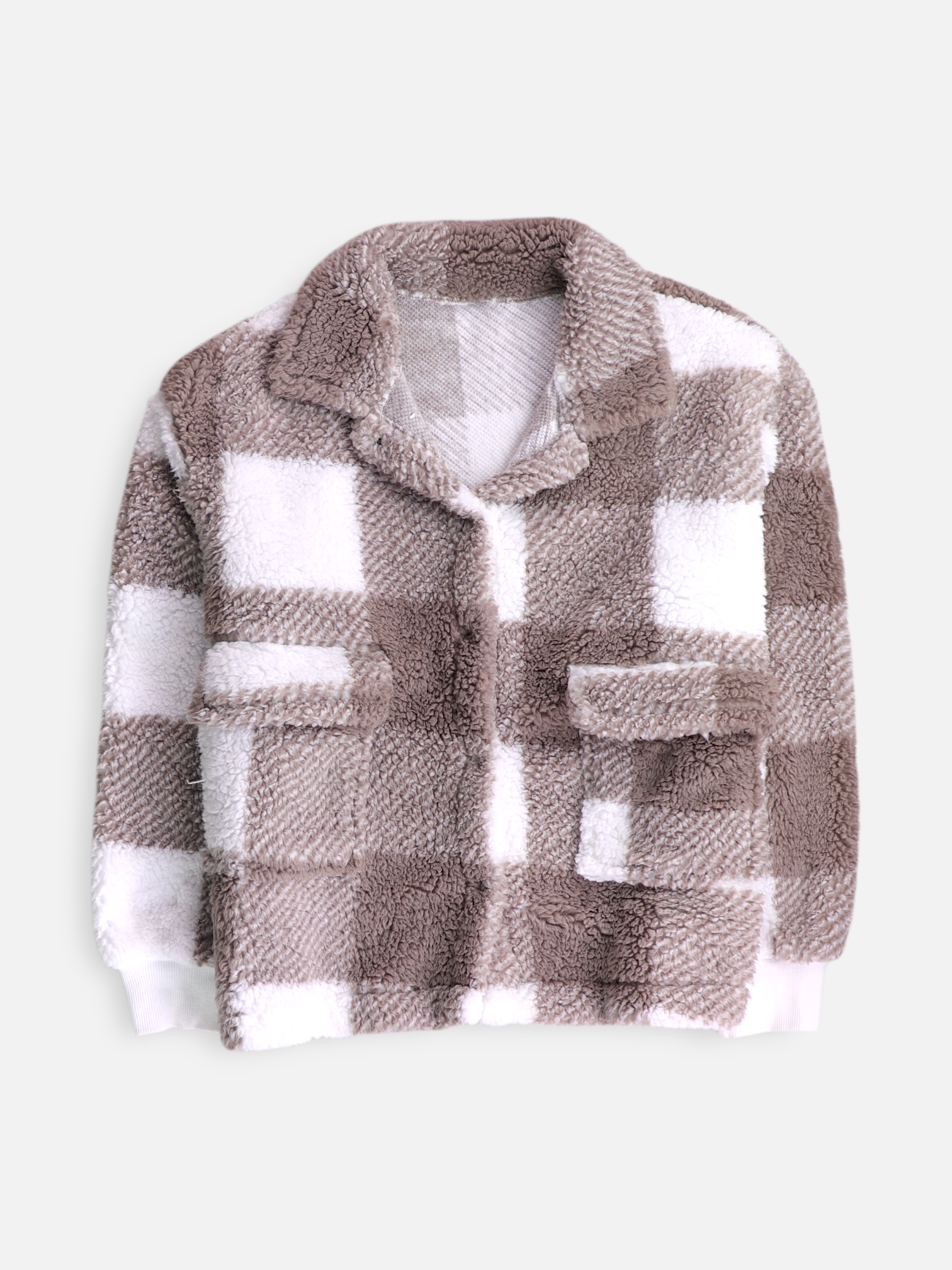 SHEIN Chaqueta Sobrecamisa Color Block - Mujer - Medium