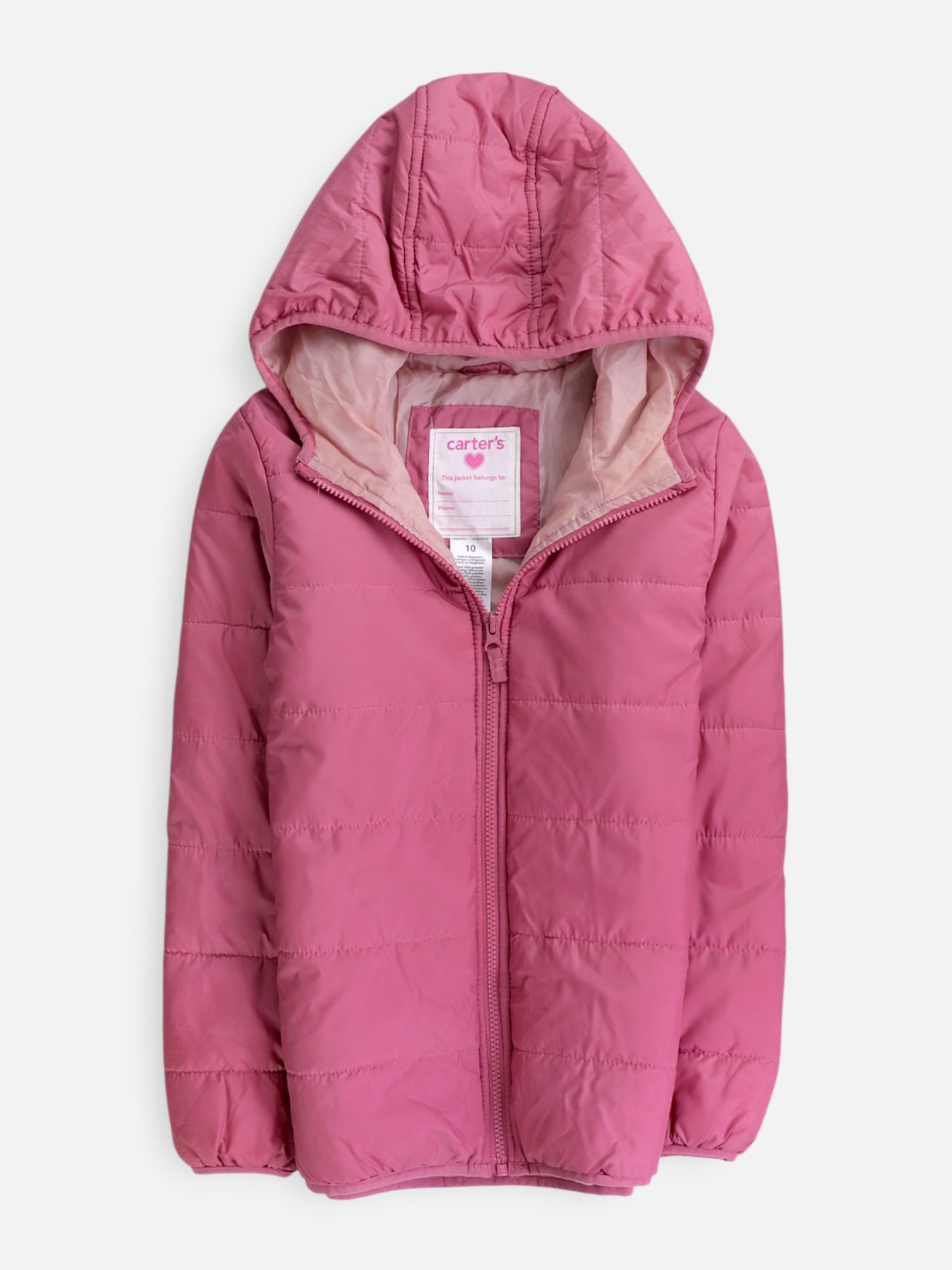 Carter's Chaqueta Puffer Impermeable - Niña - N/A - 10-11Y (Años)