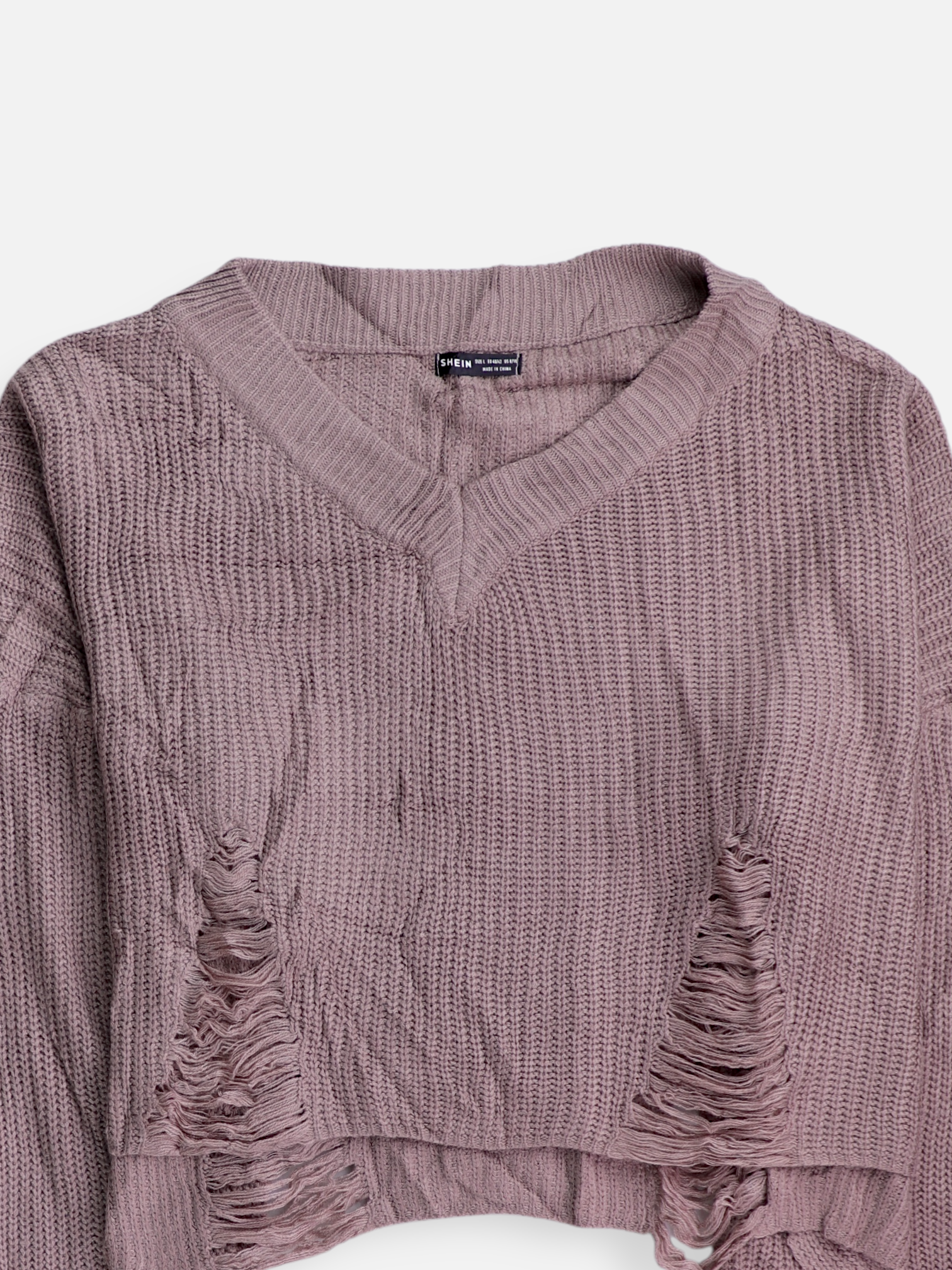 SHEIN Sueter Knit Casual - Mujer - Large