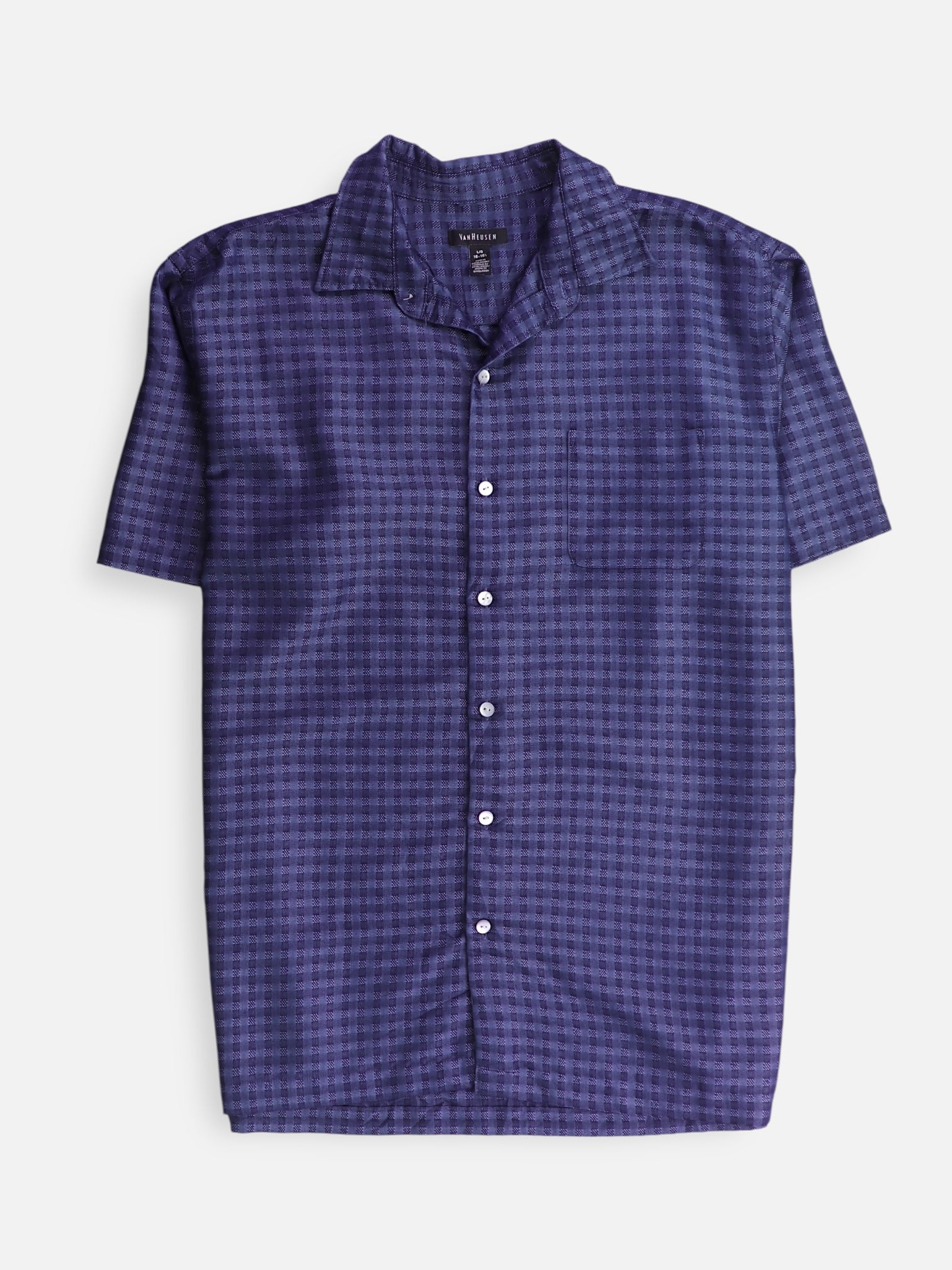 Van Heusen Camisa Casual - Hombre - Large