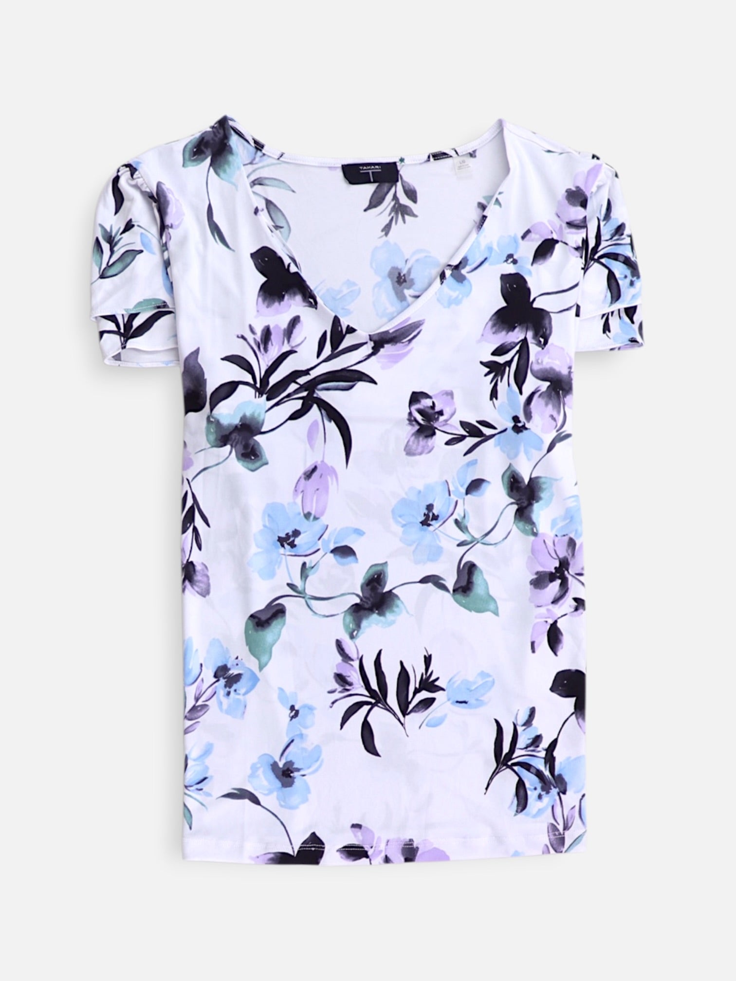 TAHARI Blusa Casual - Mujer - Large