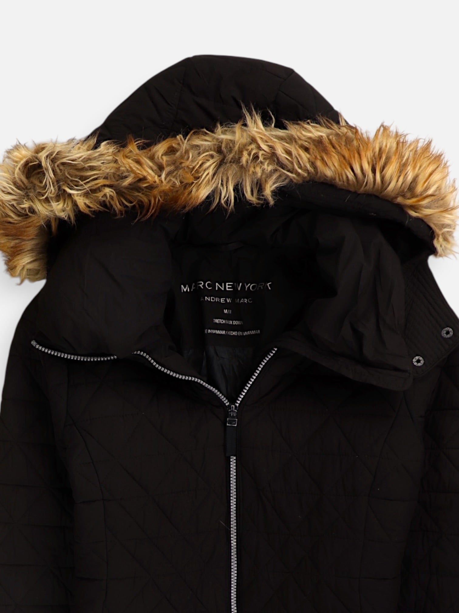 ANDREW MARC Chaqueta Puffer Impermeable - Mujer - Medium