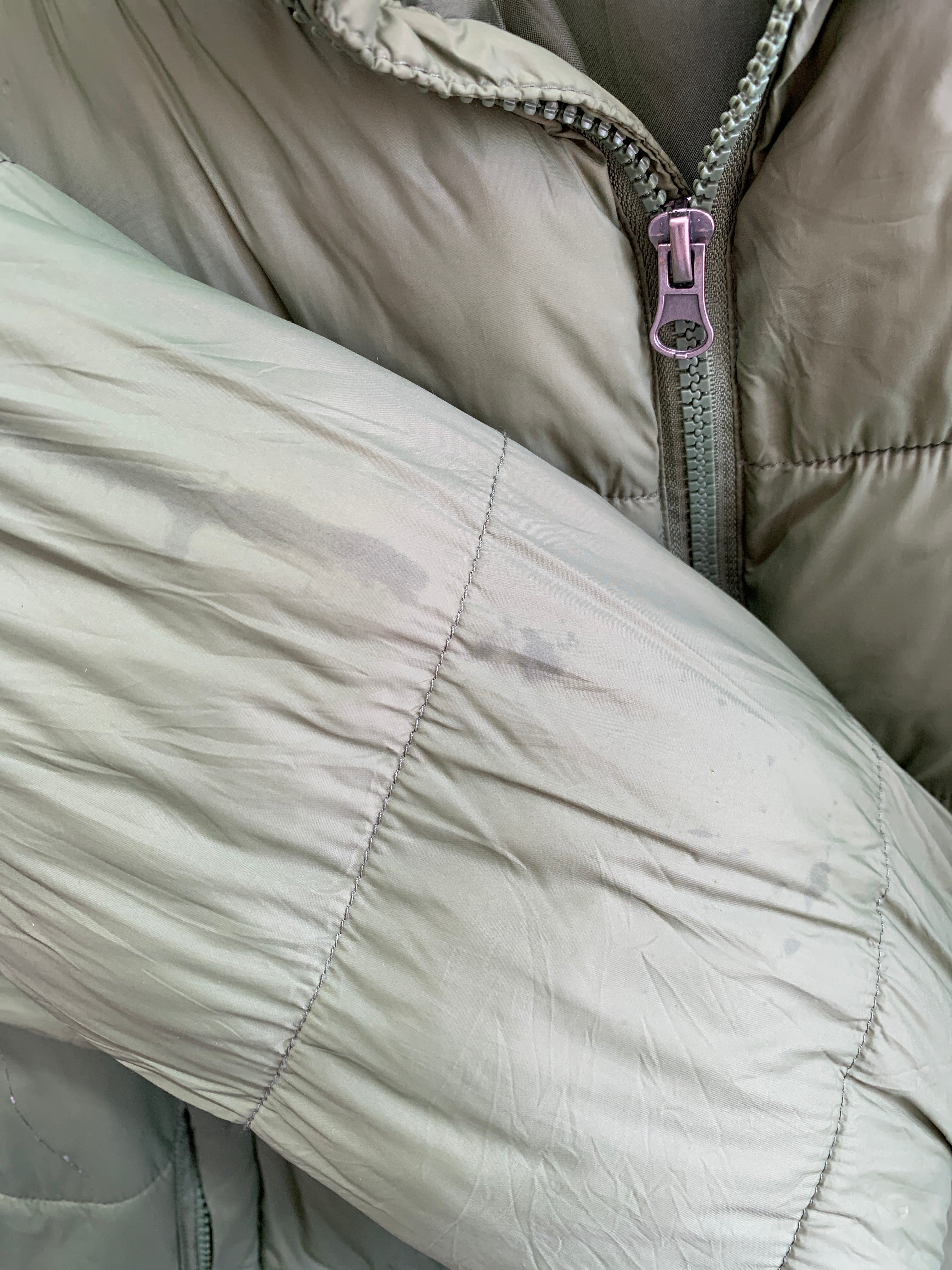 TIME THRU Chaqueta Puffer Impermeable - Mujer - XL