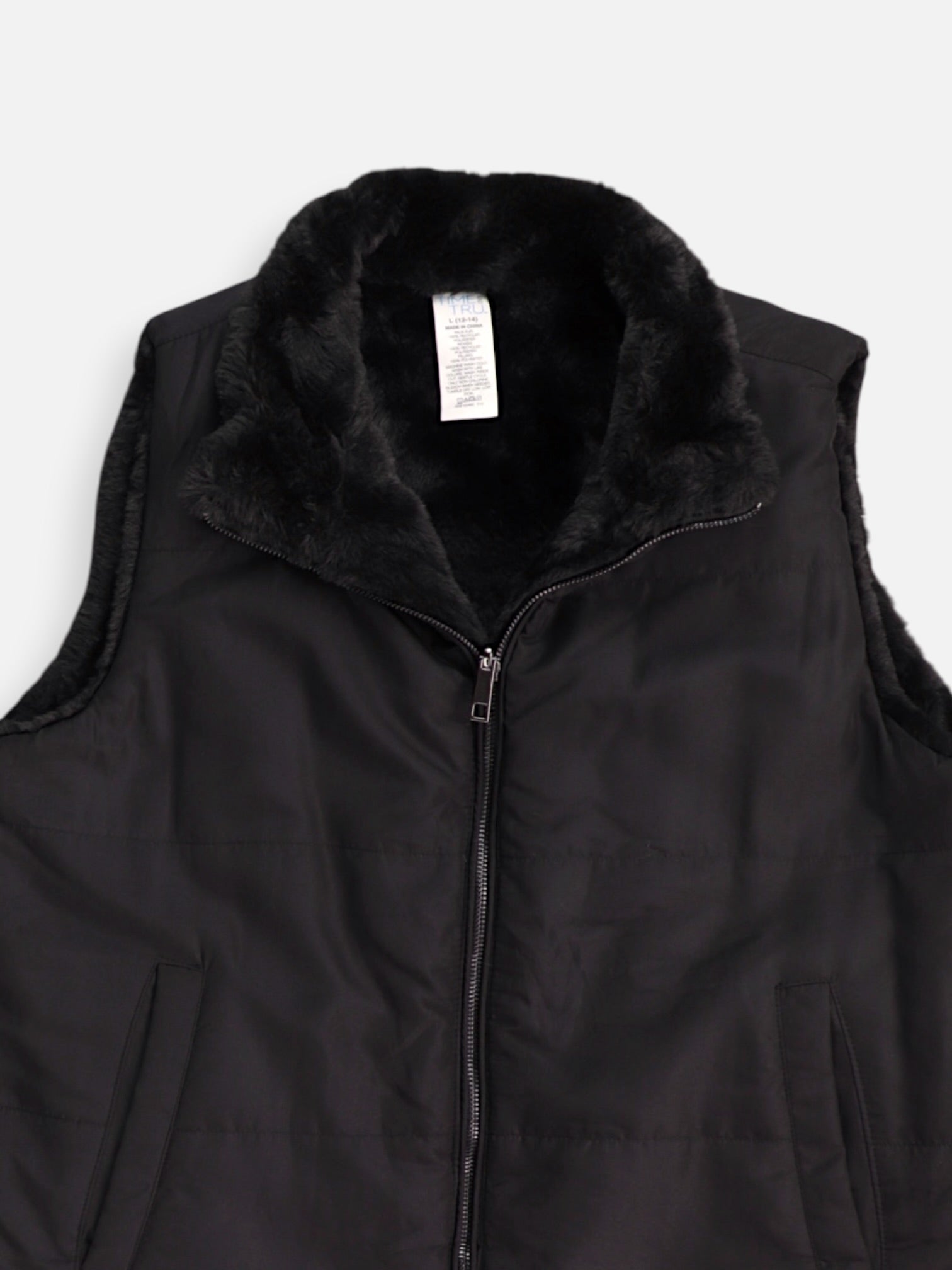 TIME THRU Chaleco Reversible - Mujer - Large