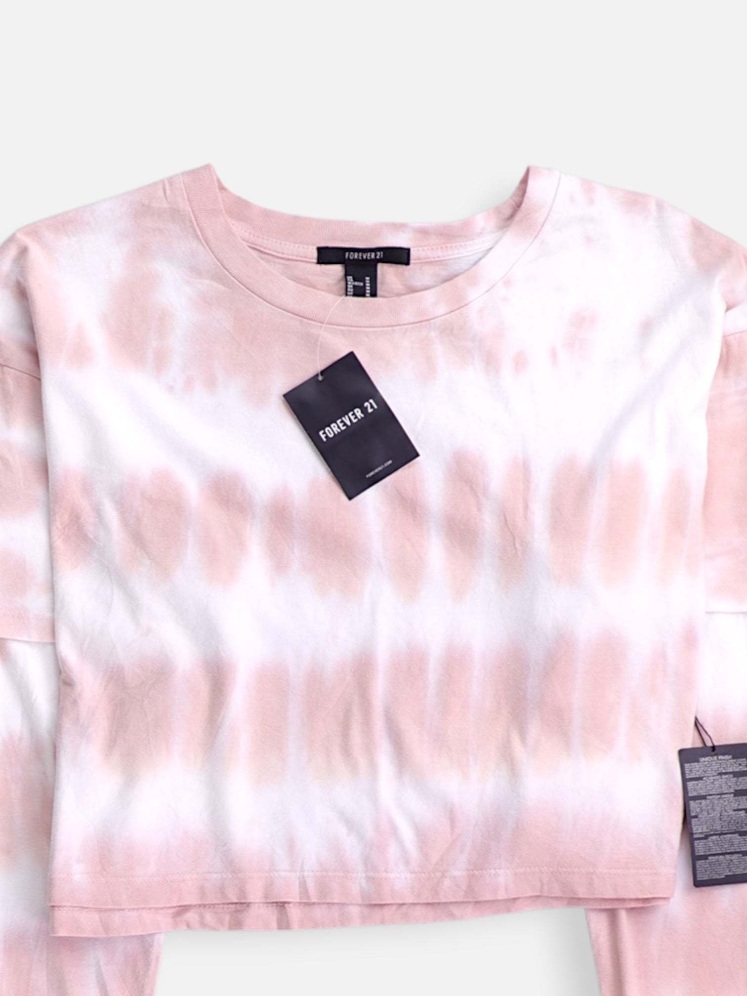 Forever 21 Camiseta Crop Top - Mujer - Medium