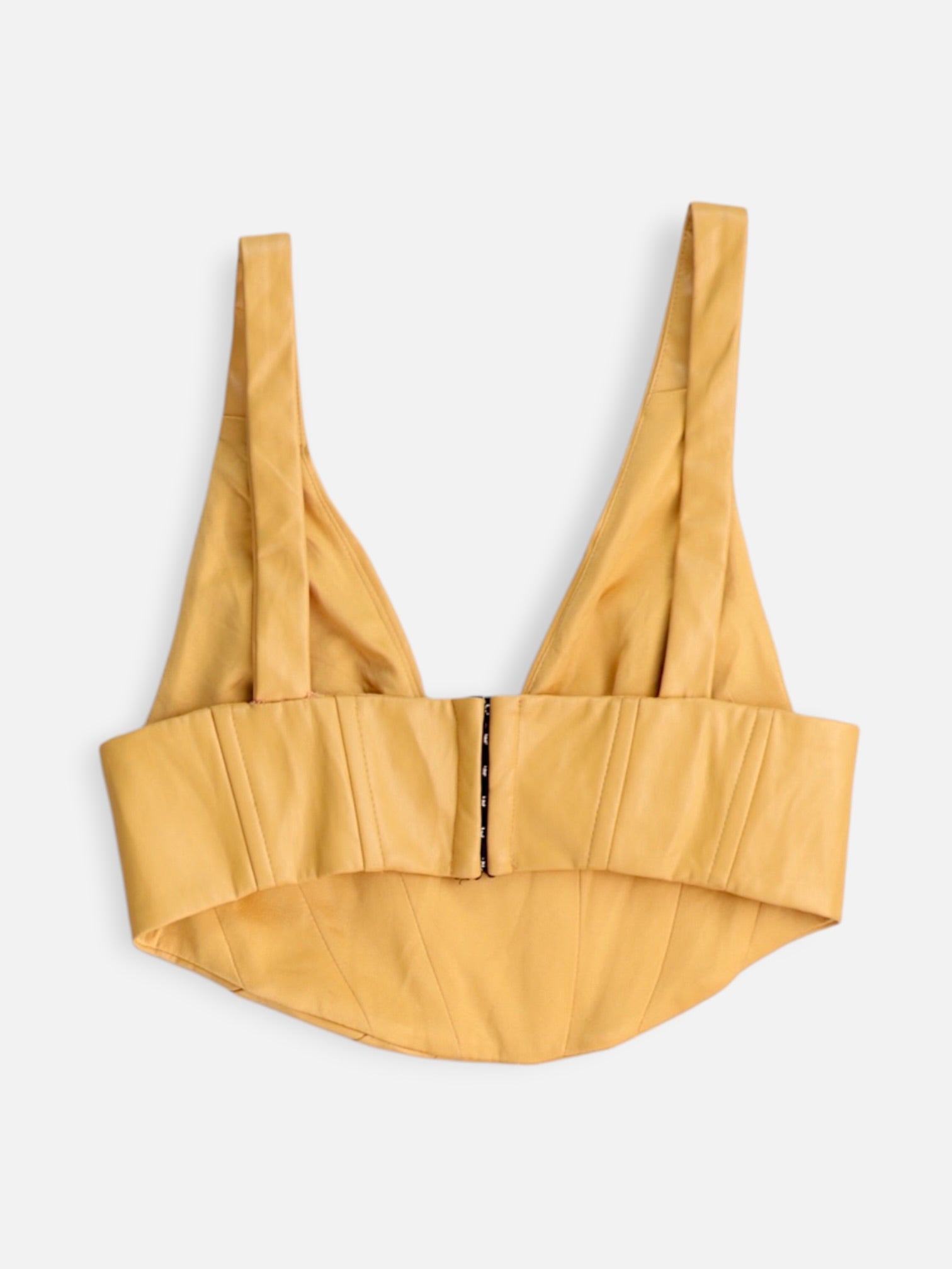 ZARA Blusa Cuero - Mujer - Small