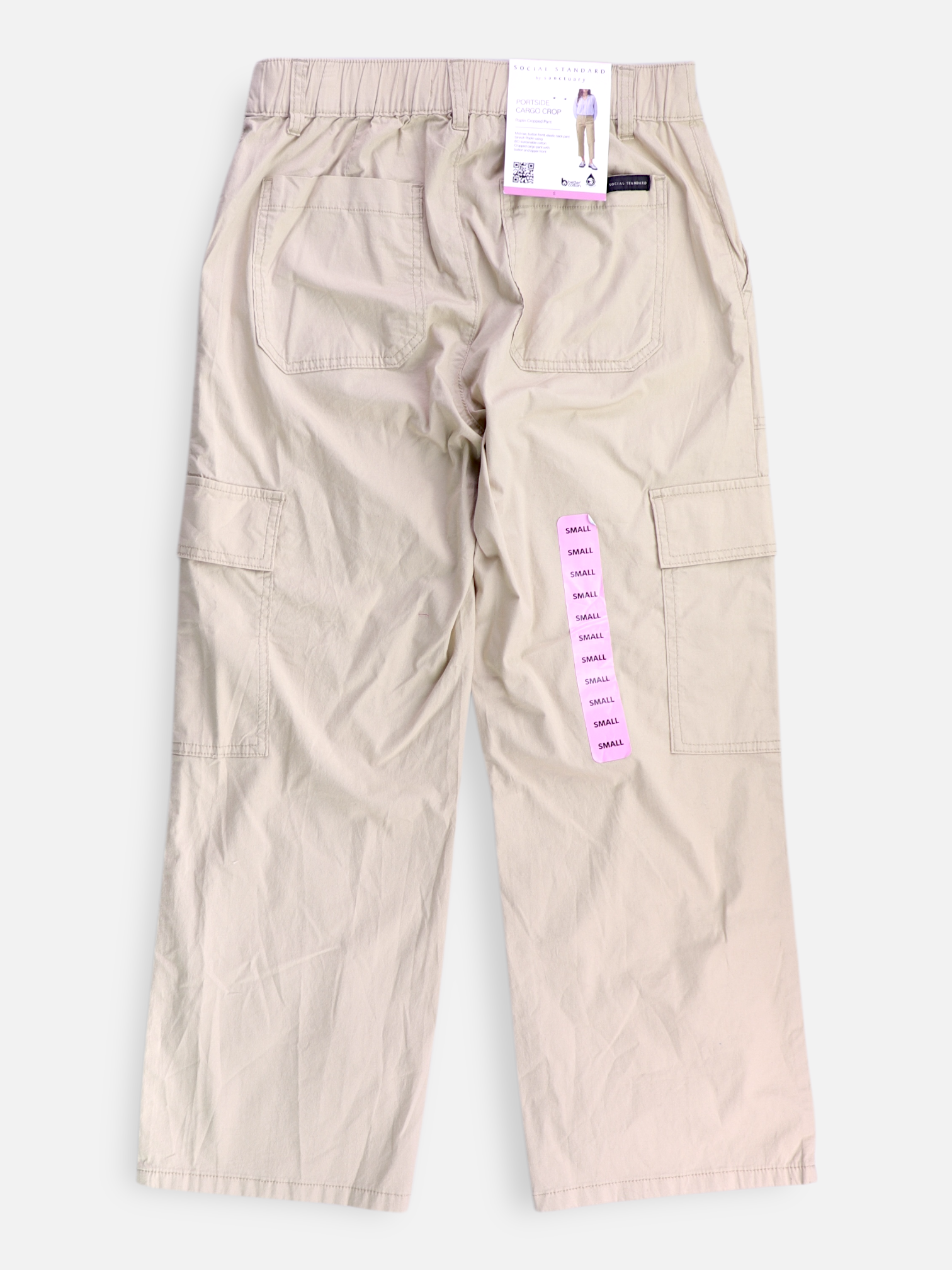 Pantalon Regular Fit Cargo - Mujer - Small