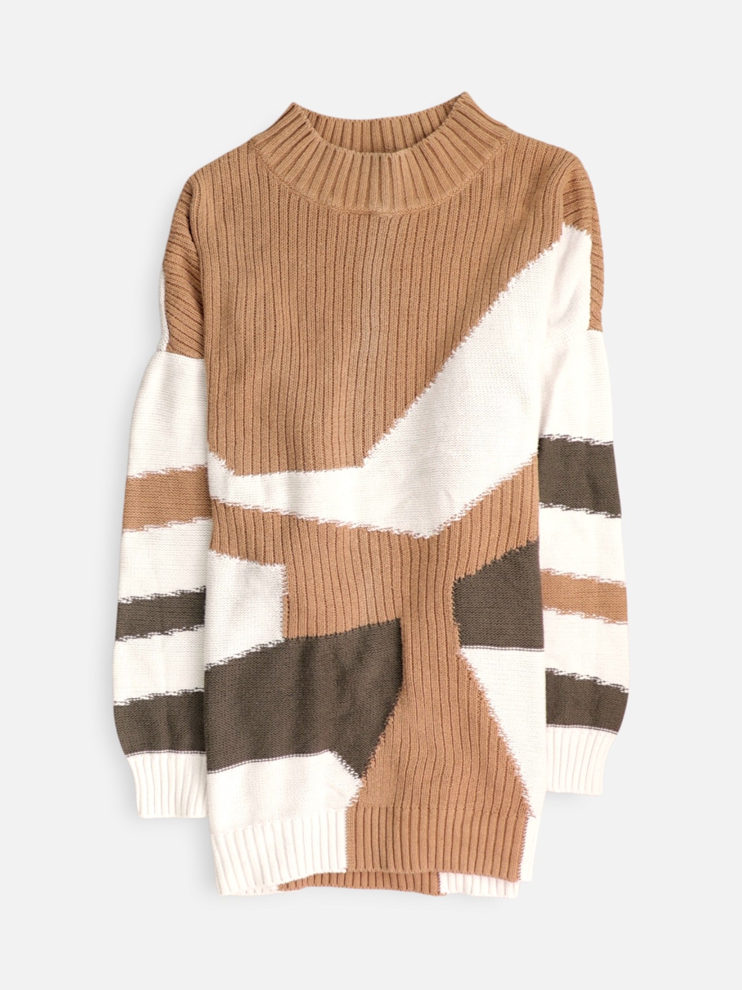 Sueter Knit Color Block - Hombre - XS