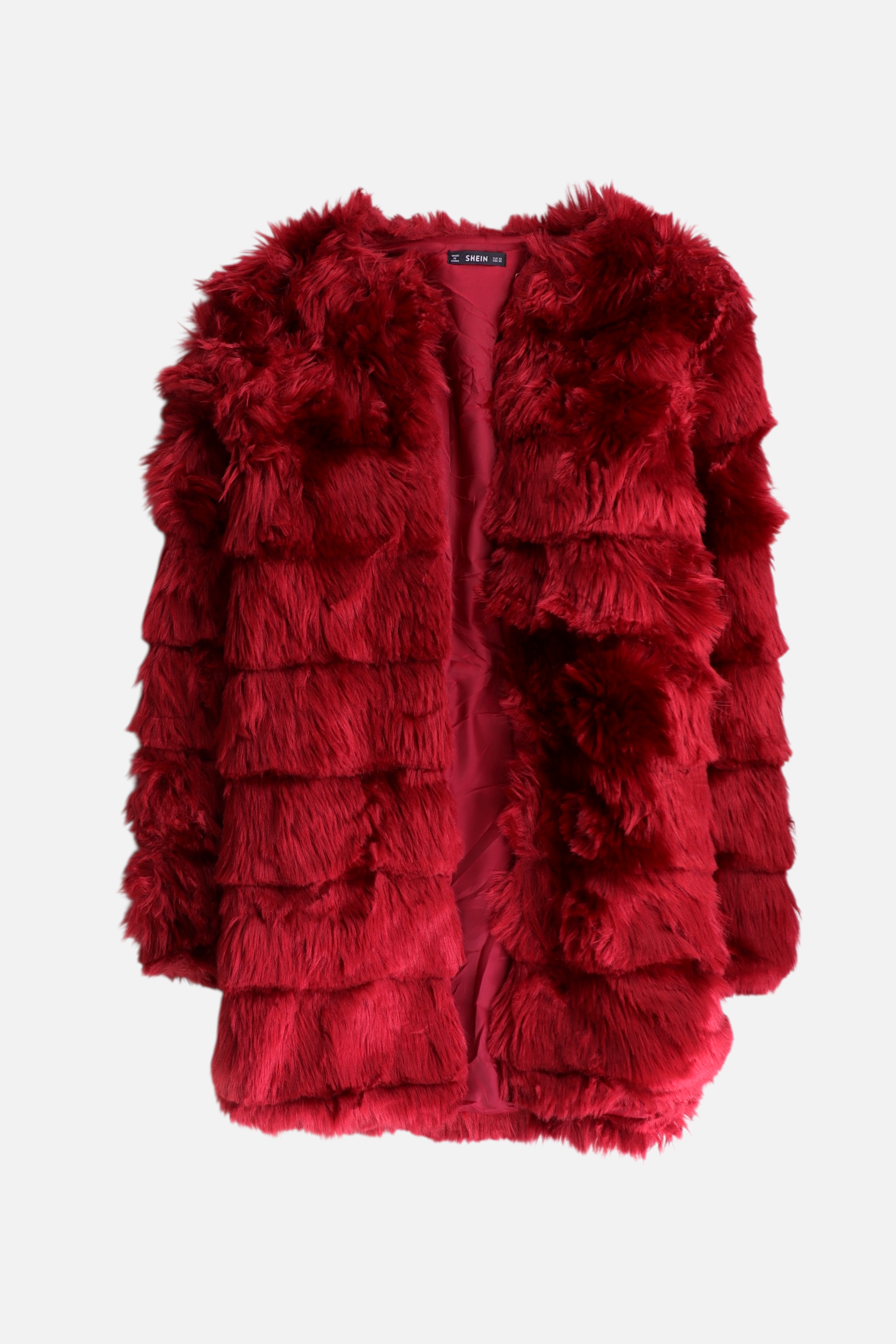 SHEIN Abrigo Casual Teddy - Mujer - XS