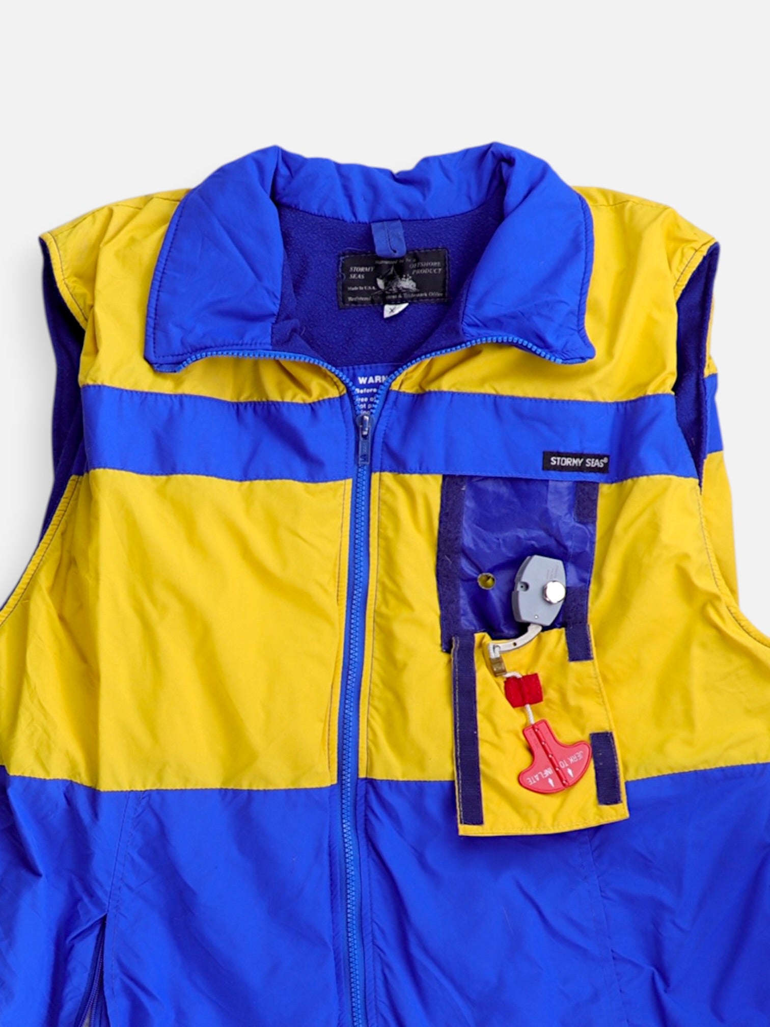 Chaleco Color Block - Hombre - XL