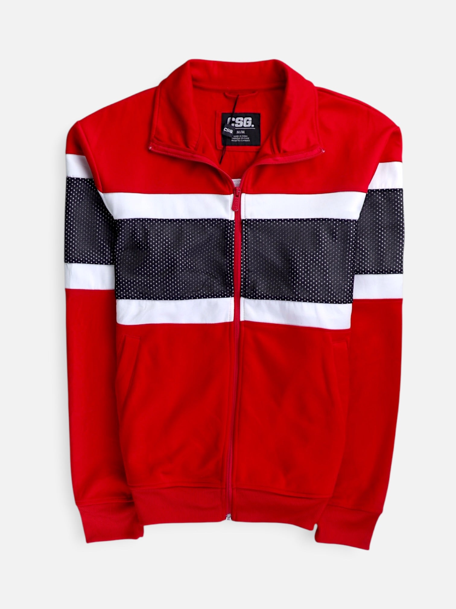 Sudadera Fleece Color Block - Hombre - Medium