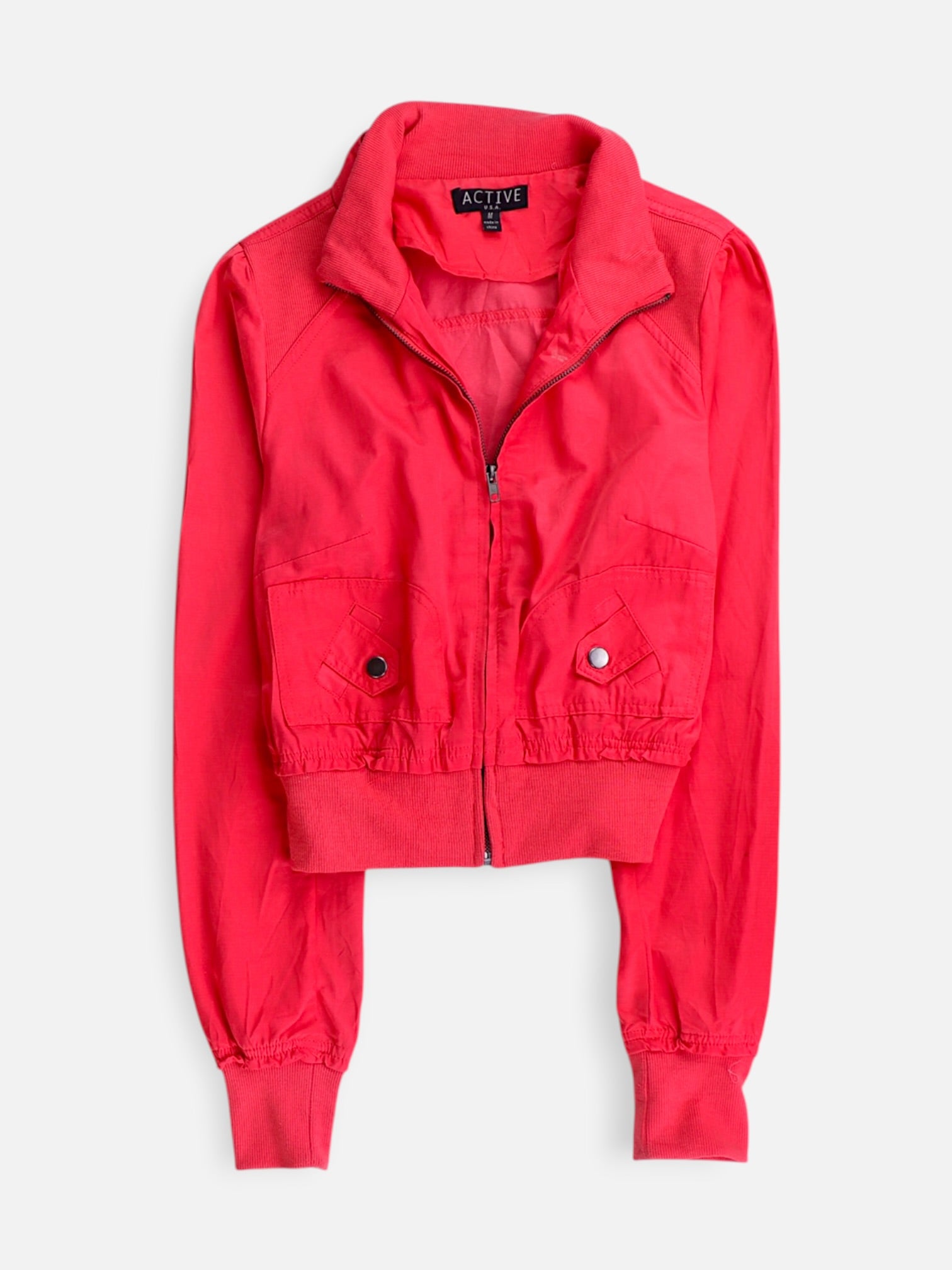 Chaqueta Casual Crop Top - Mujer - Medium