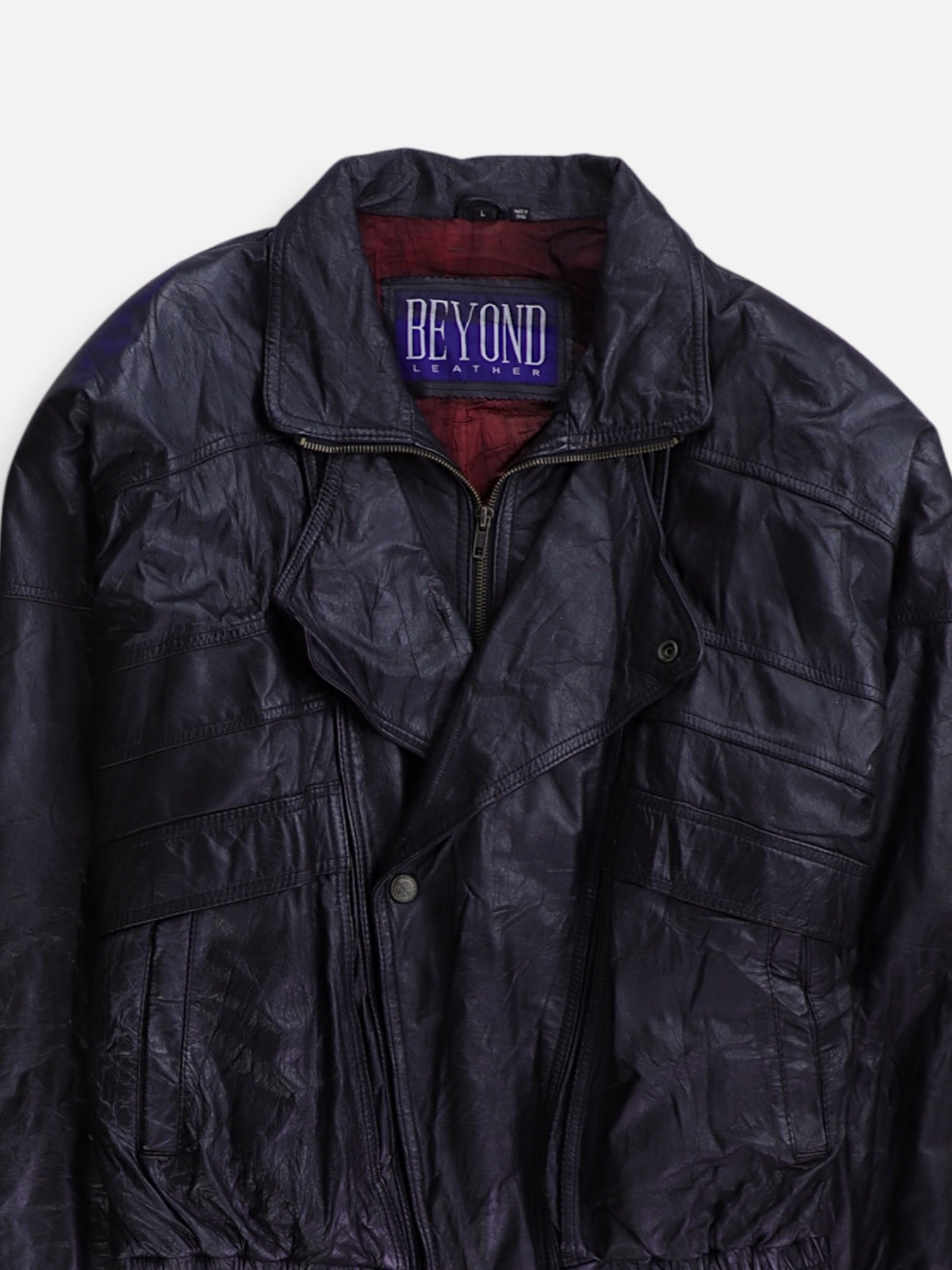 Chaqueta Casual Cuero - Hombre - Large