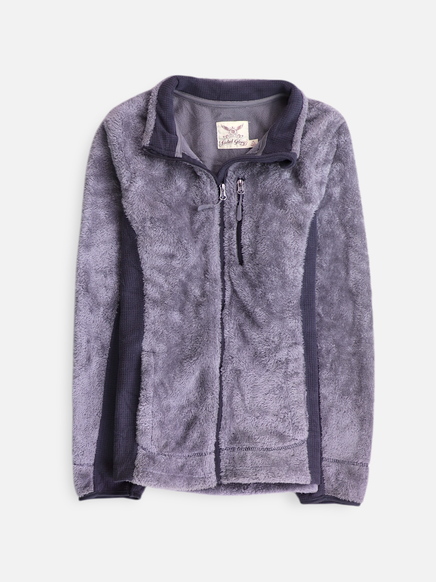 Sueter Fleece Color Block - Mujer - Medium