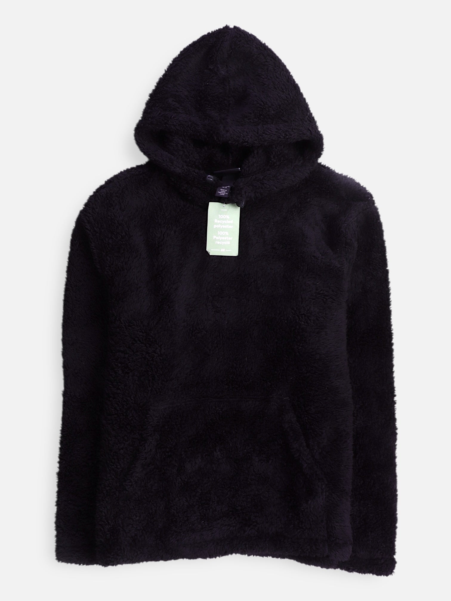 H&M Sudadera Hoodie Teddy - Hombre - Medium