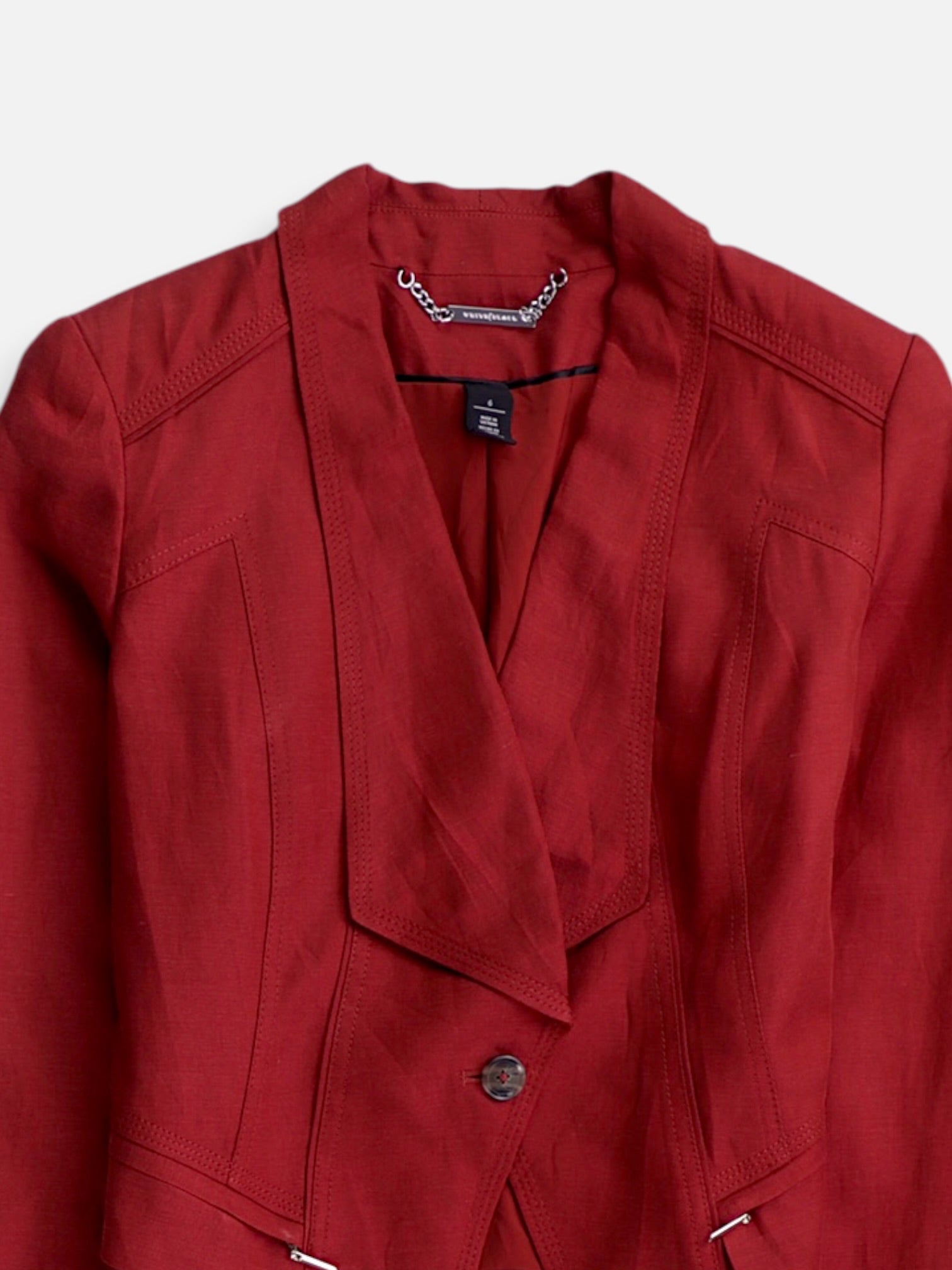 White House Black Market Chaqueta Casual Basic - Mujer - 6