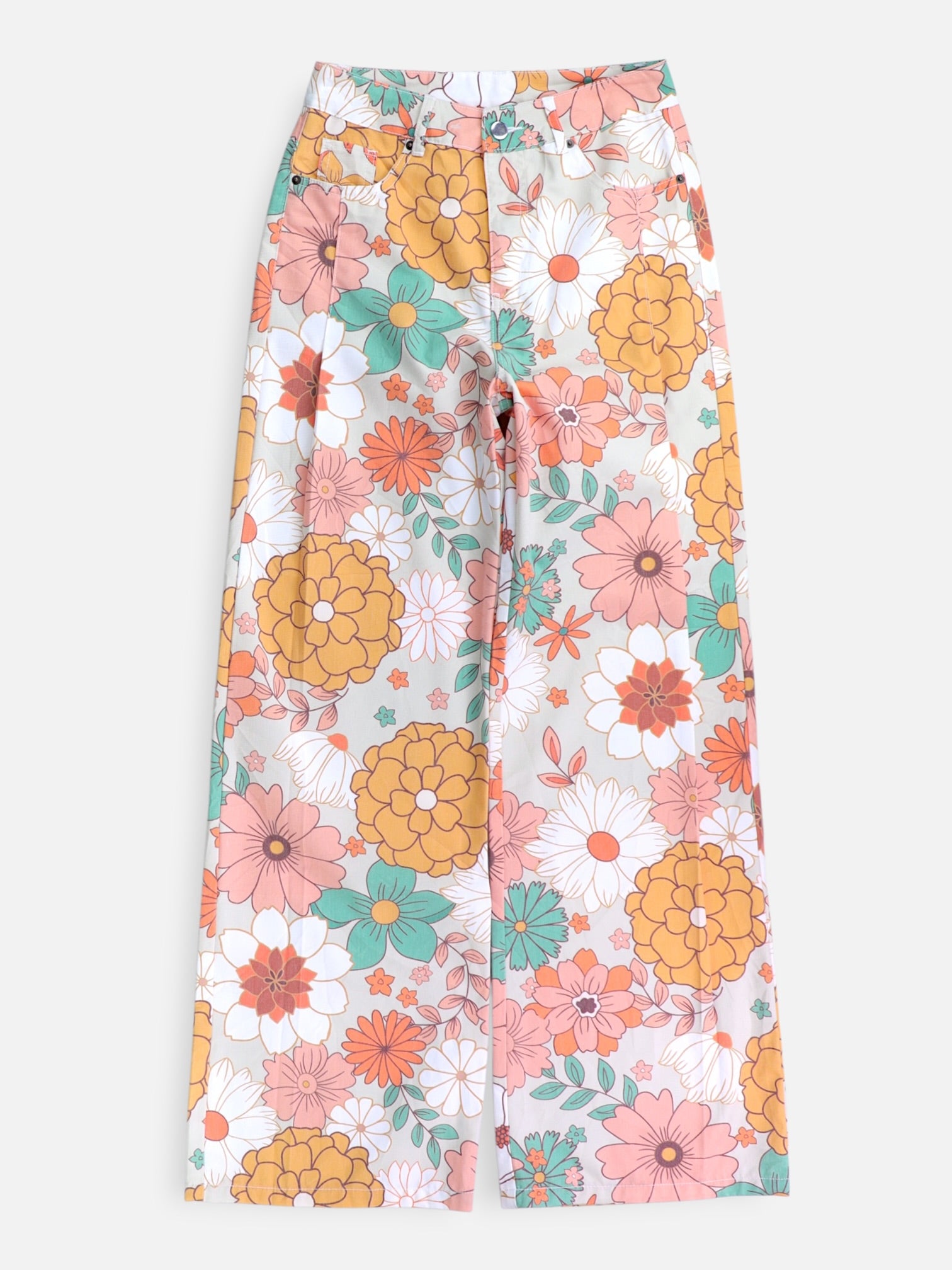 Pantalon Regular Fit Casual - Mujer - Small
