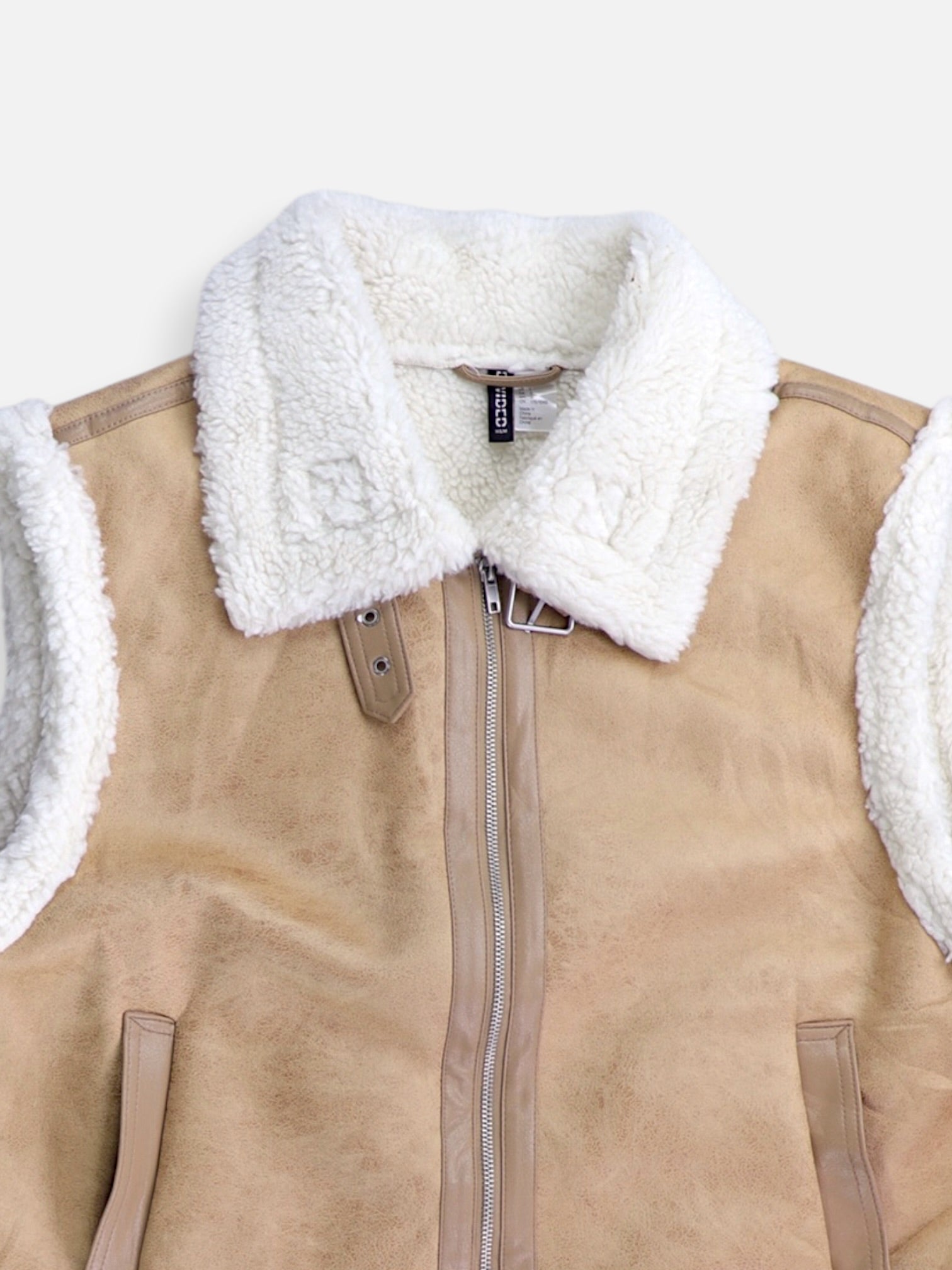 H&M Chaleco Suede - Hombre - Large